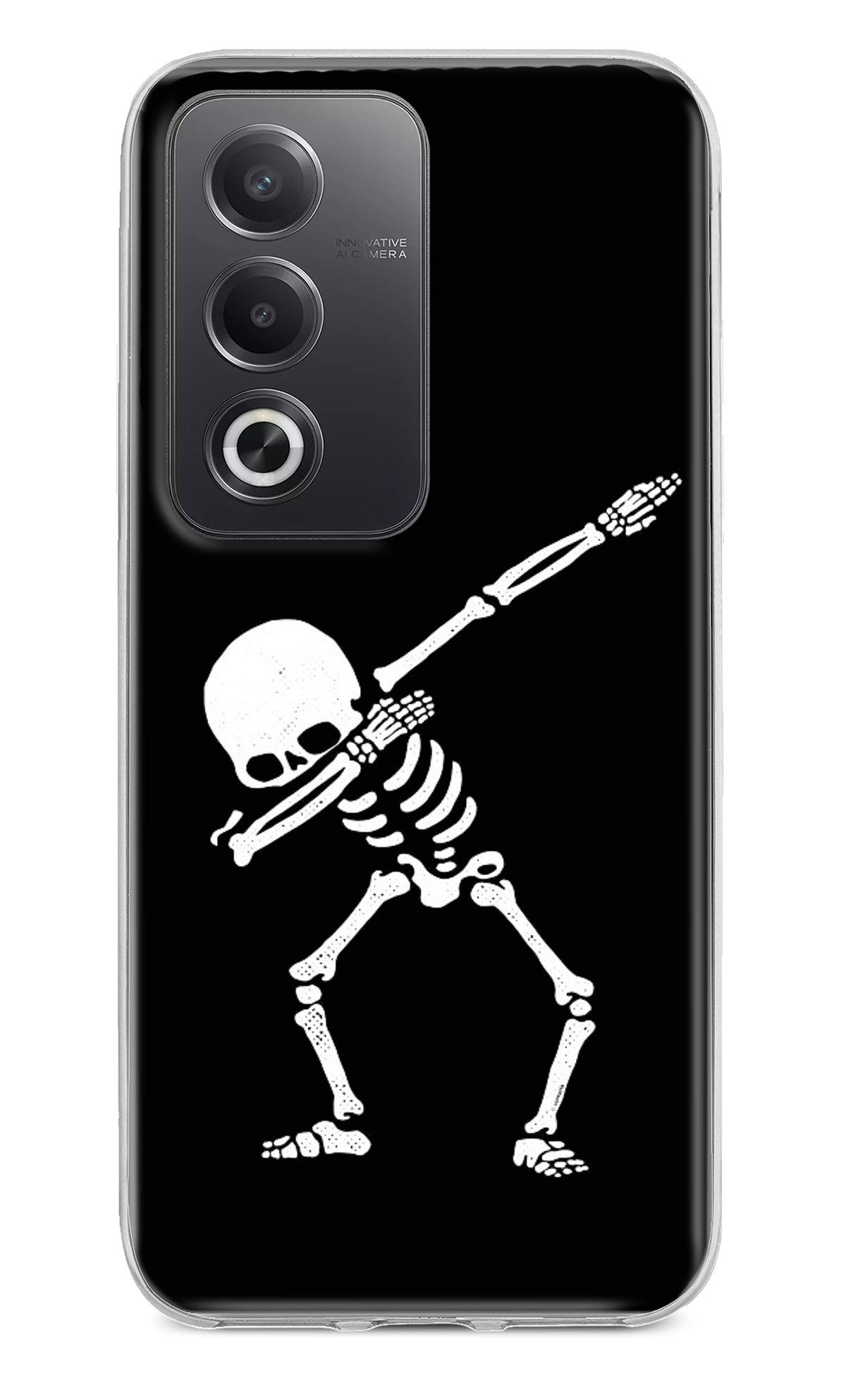 Dabbing Skeleton Art Oppo A3 Pro 5G Back Cover