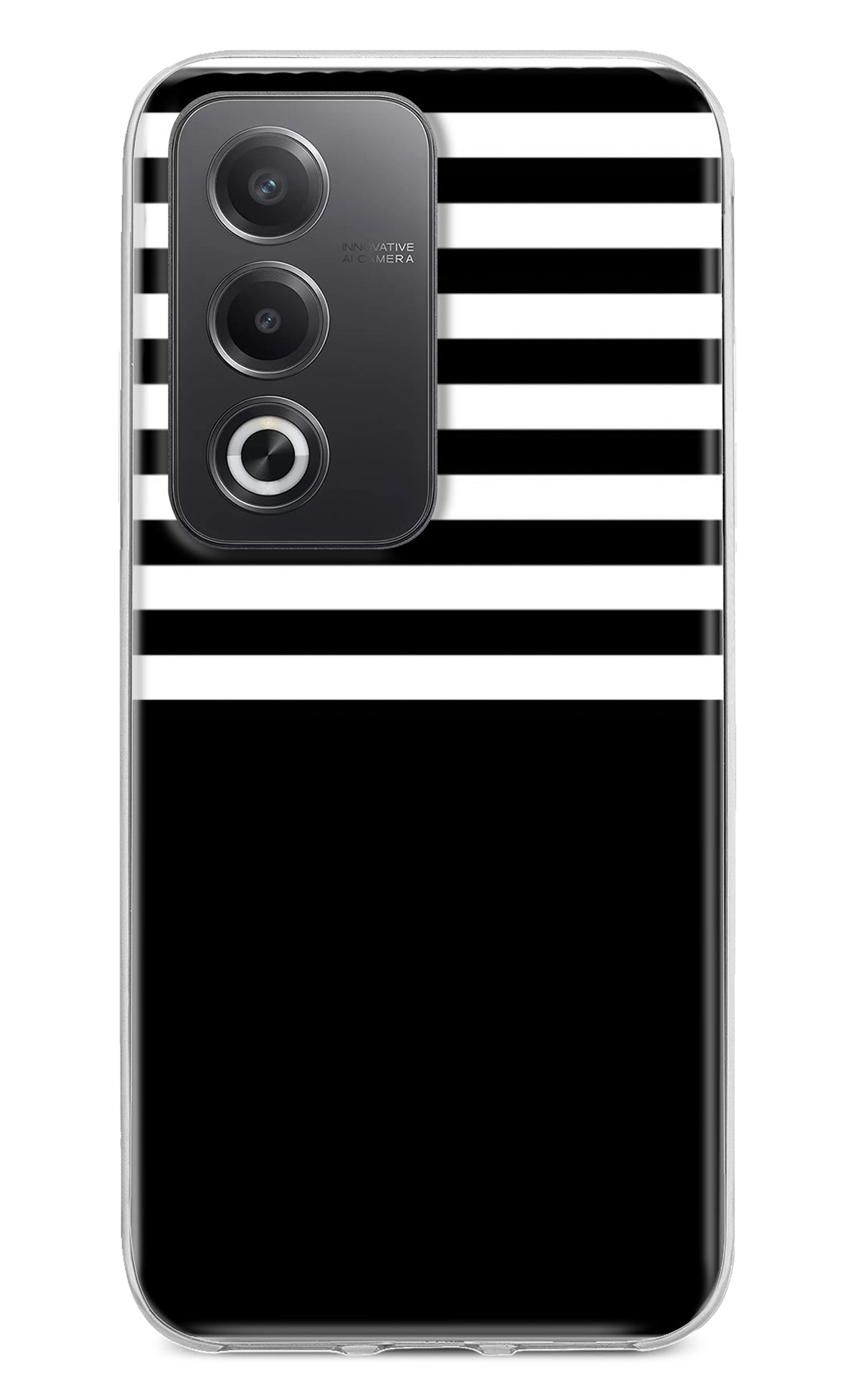 Black and White Print Oppo A3 Pro 5G Back Cover