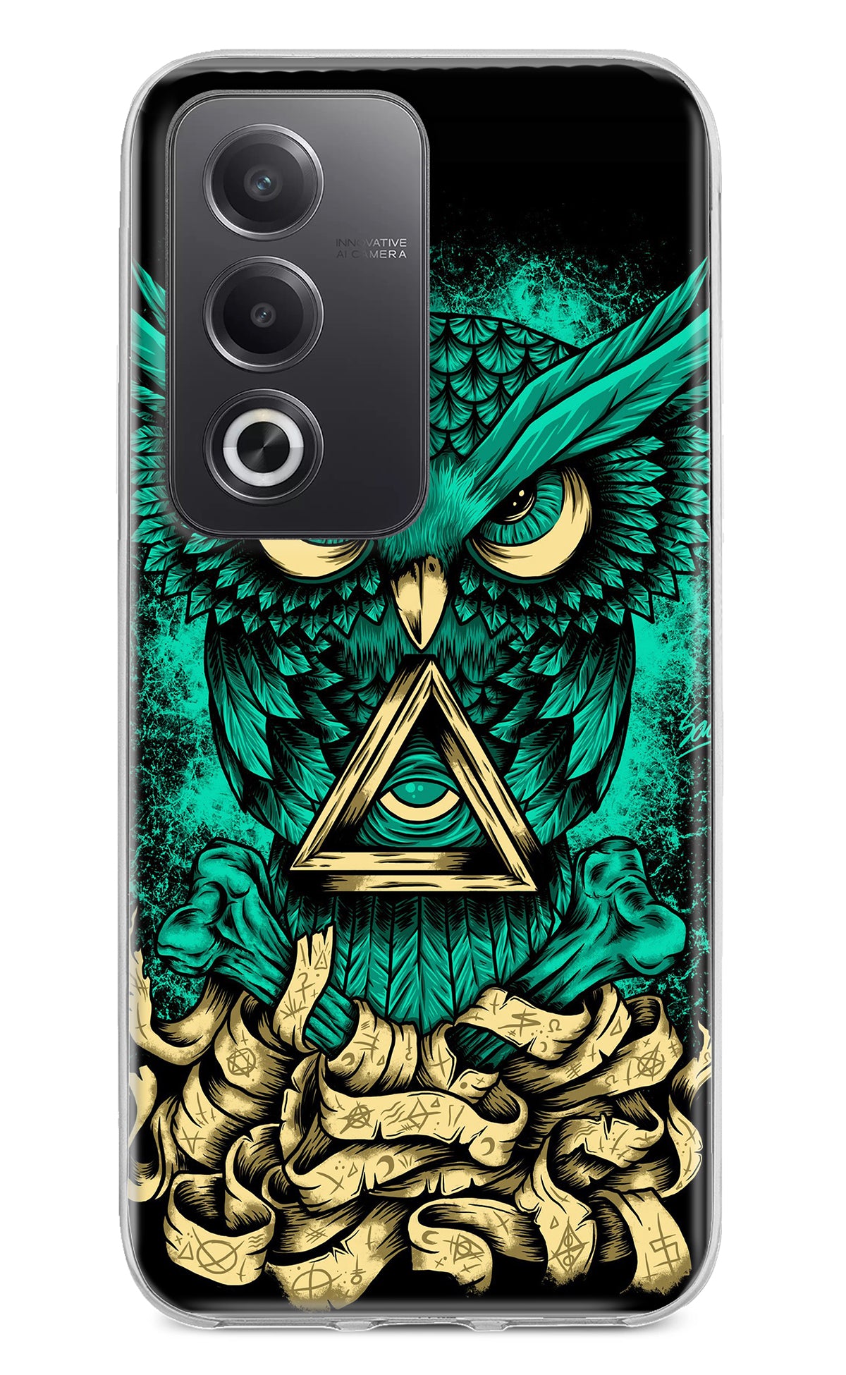 Green Owl Oppo A3 Pro 5G Back Cover