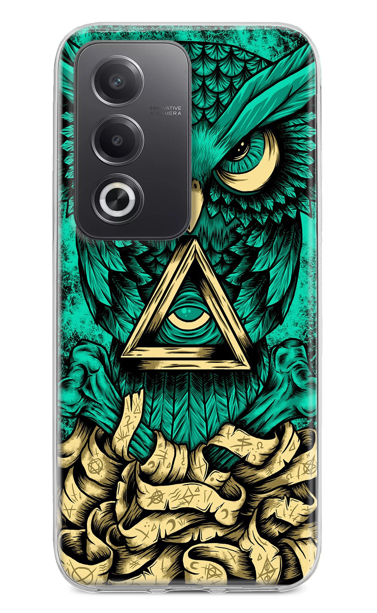 Green Owl Oppo A3 Pro 5G Back Cover