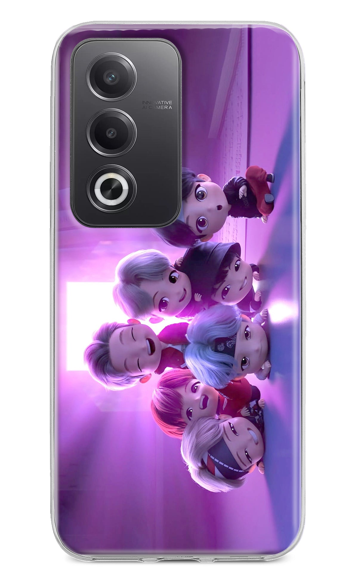 BTS Chibi Oppo A3 Pro 5G Back Cover