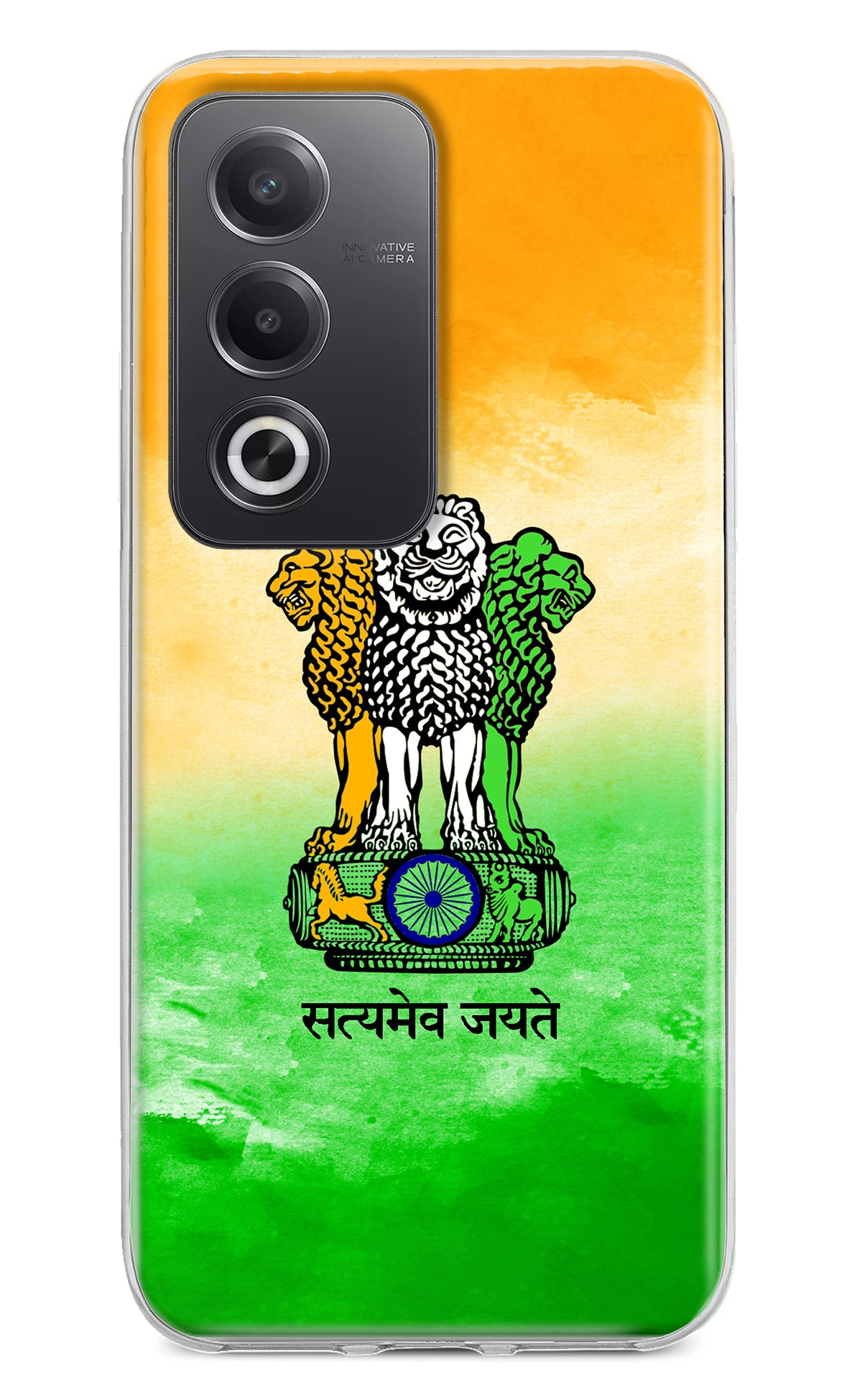 Satyamev Jayate Flag Oppo A3 Pro 5G Back Cover