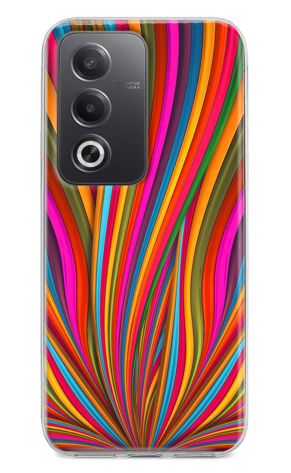 Trippy Wavy Oppo A3 Pro 5G Back Cover