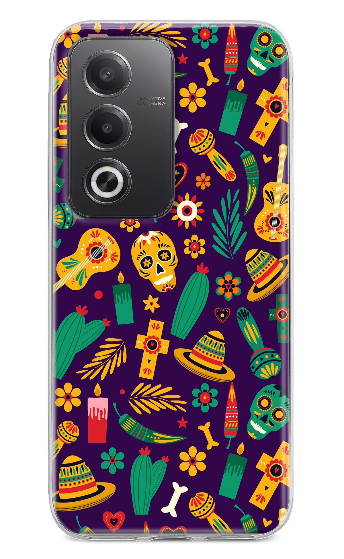 Mexican Artwork Oppo A3 Pro 5G Back Cover