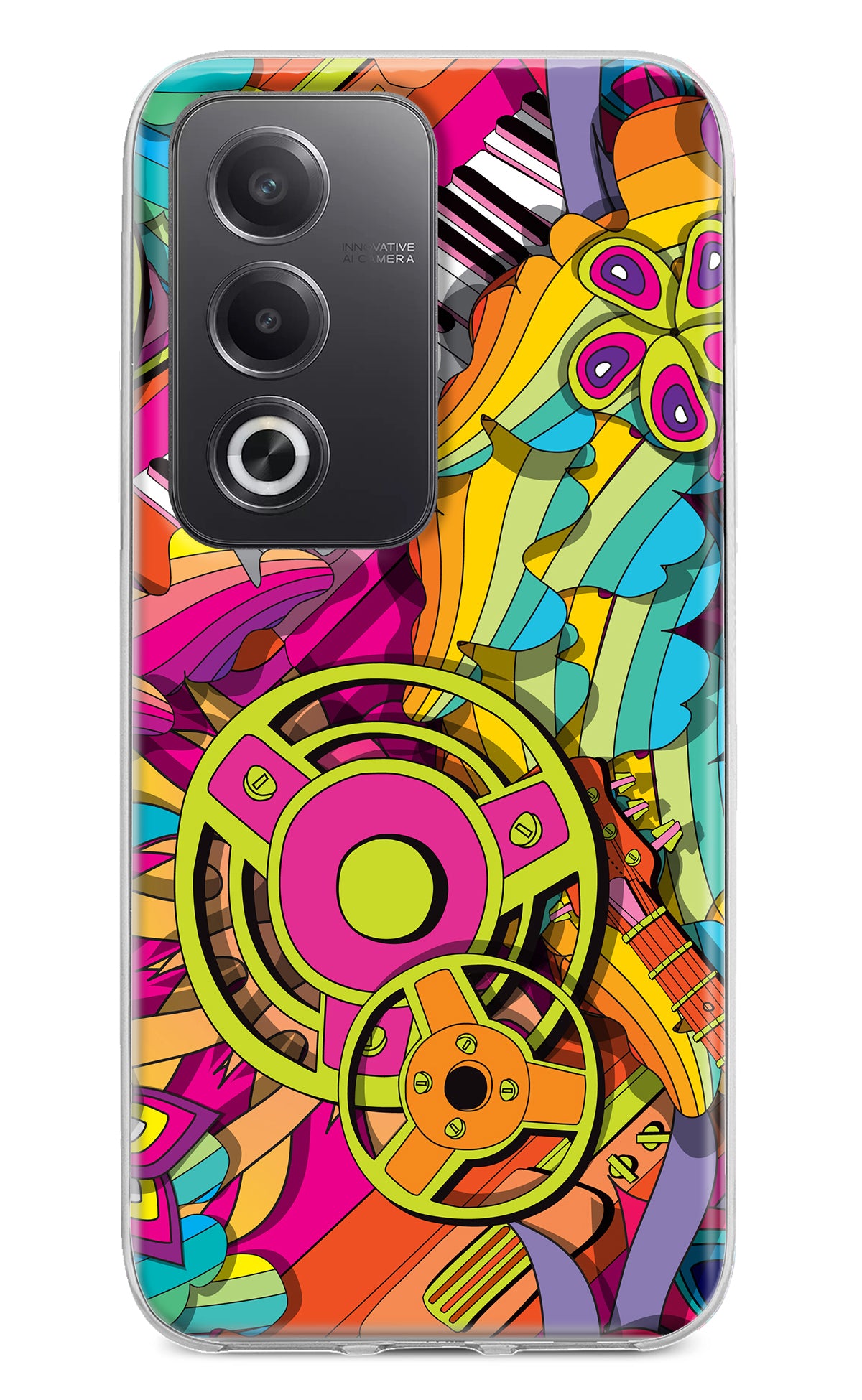 Music Doodle Oppo A3 Pro 5G Back Cover