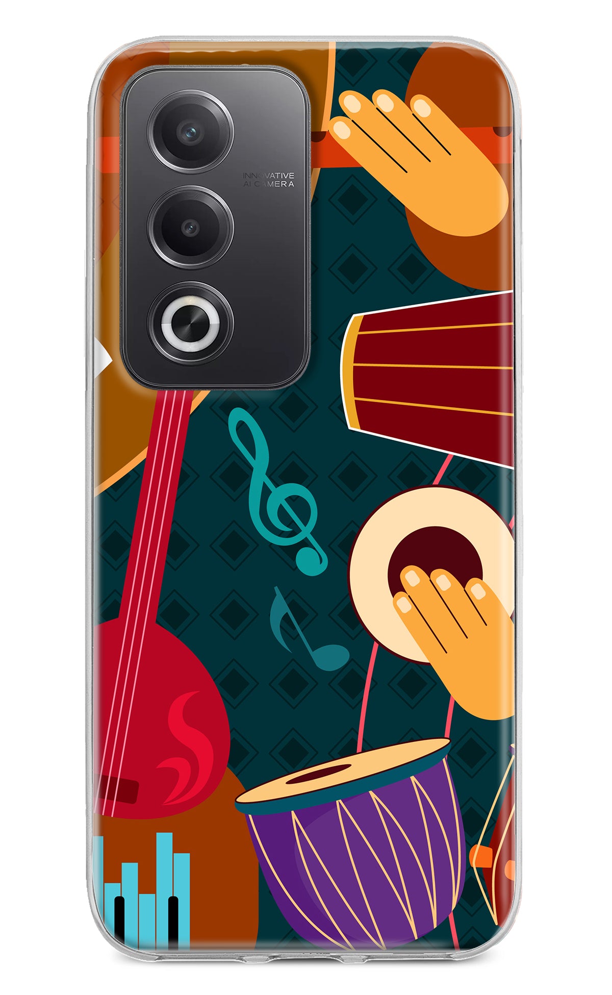 Music Instrument Oppo A3 Pro 5G Back Cover