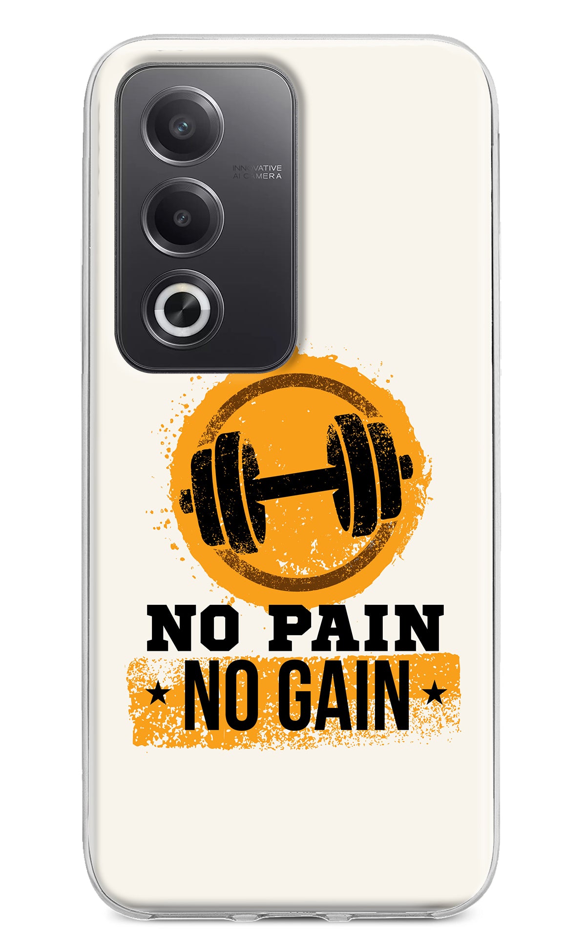 No Pain No Gain Oppo A3 Pro 5G Back Cover