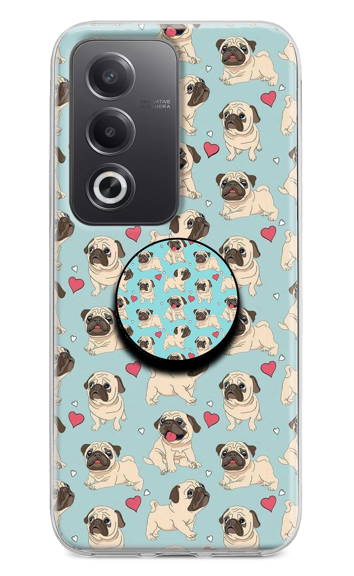 Pug Dog Oppo A3 Pro 5G Pop Case