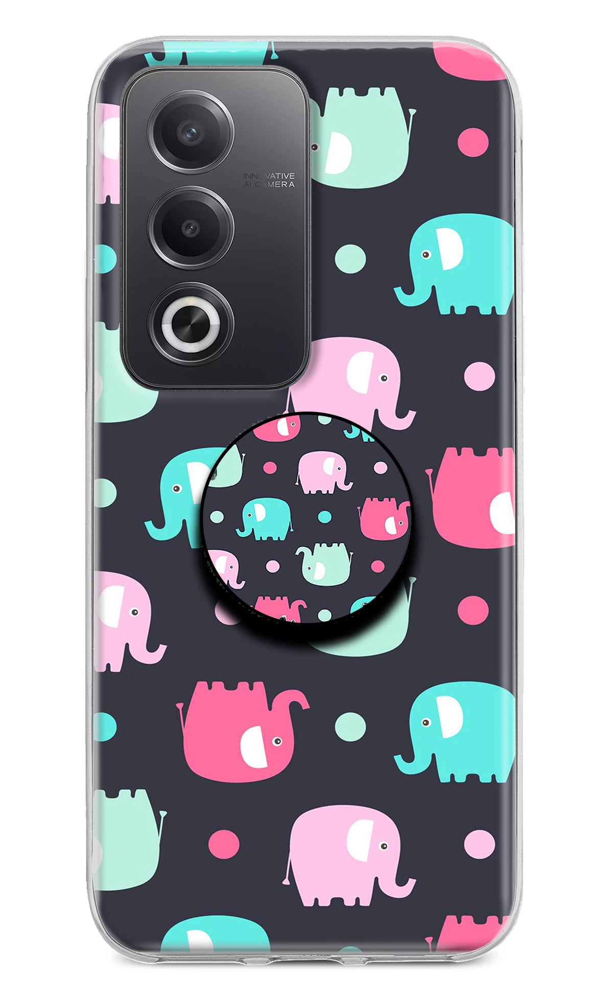 Baby Elephants Oppo A3 Pro 5G Pop Case