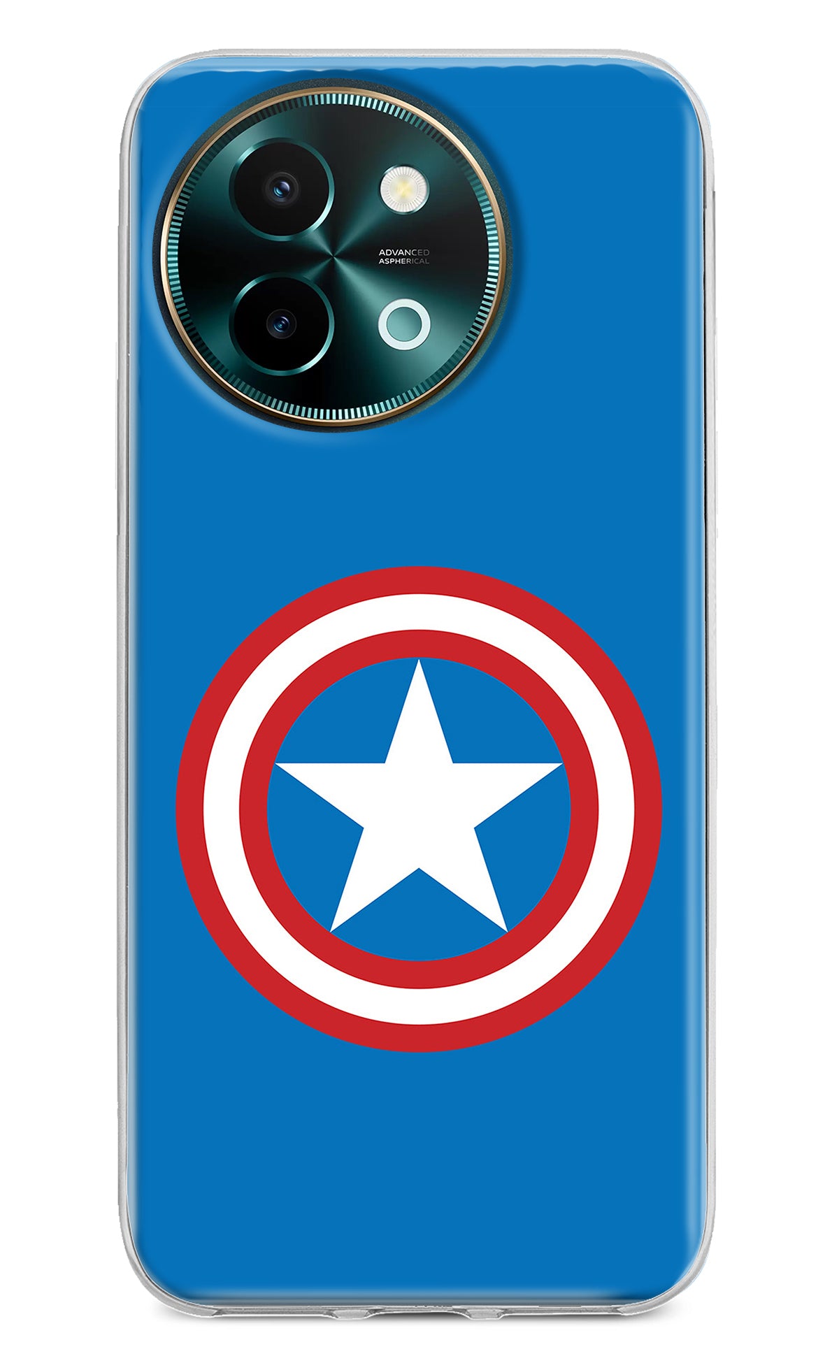 Captain America Logo Vivo Y58 5G Back Cover