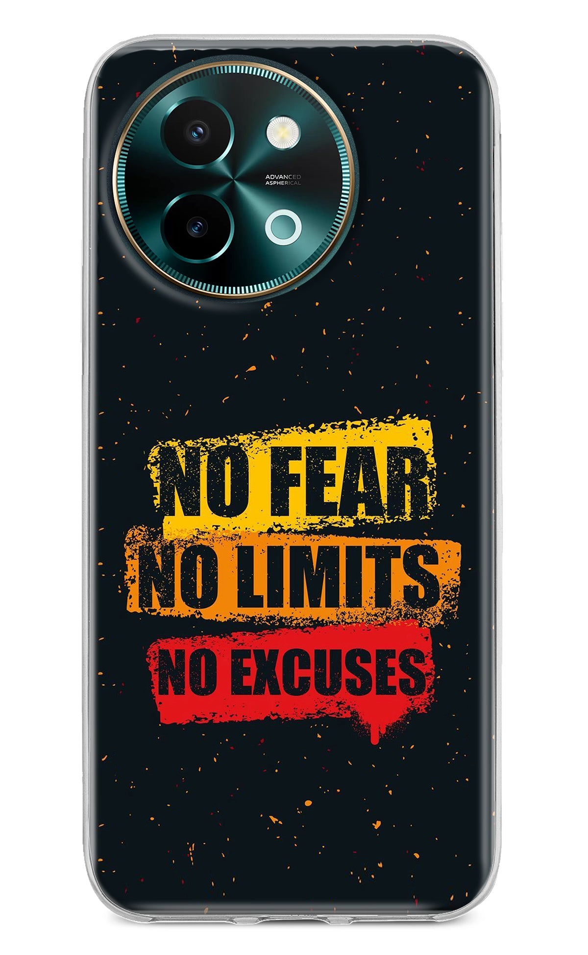 No Fear No Limits No Excuse Vivo Y58 5G Back Cover