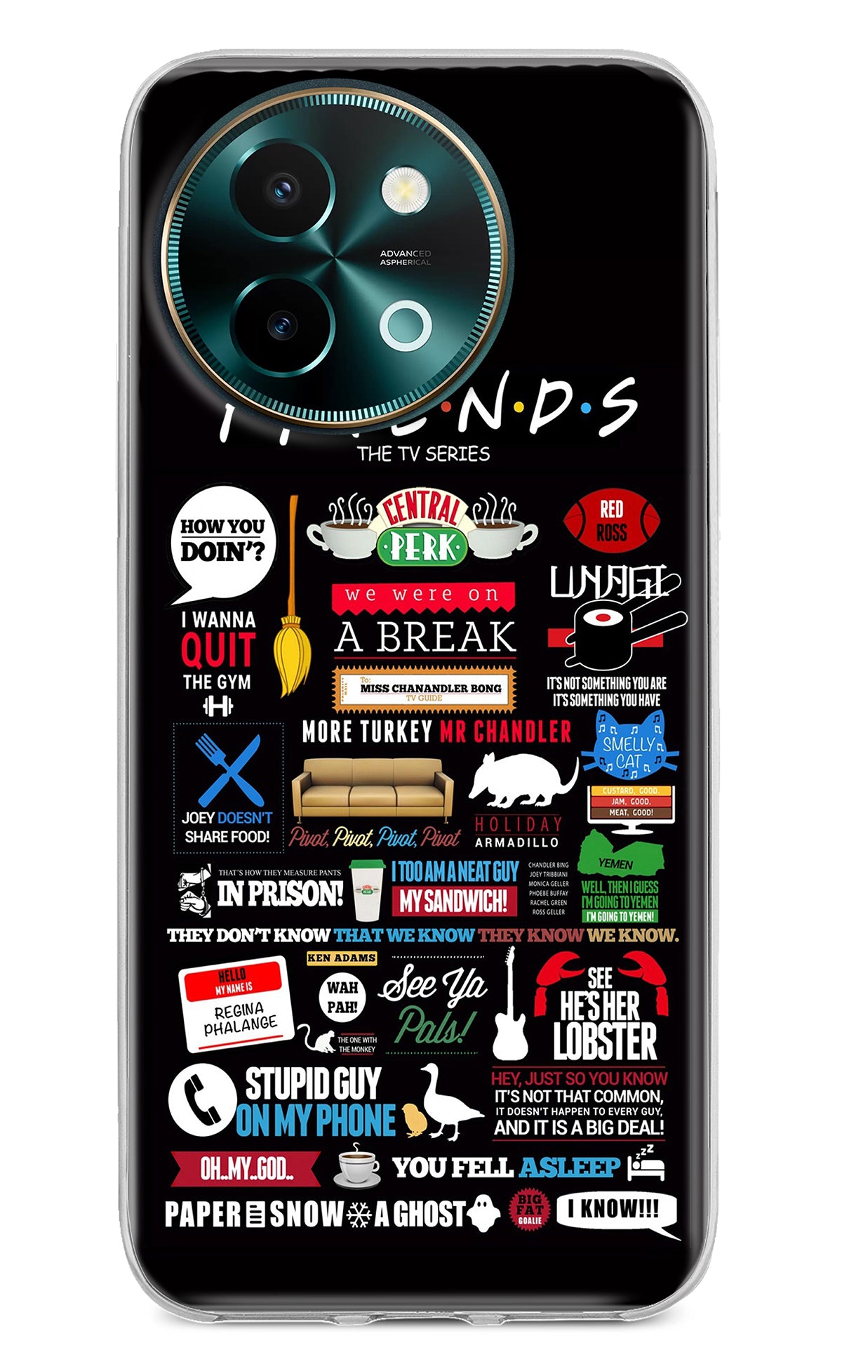 FRIENDS Vivo Y58 5G Back Cover