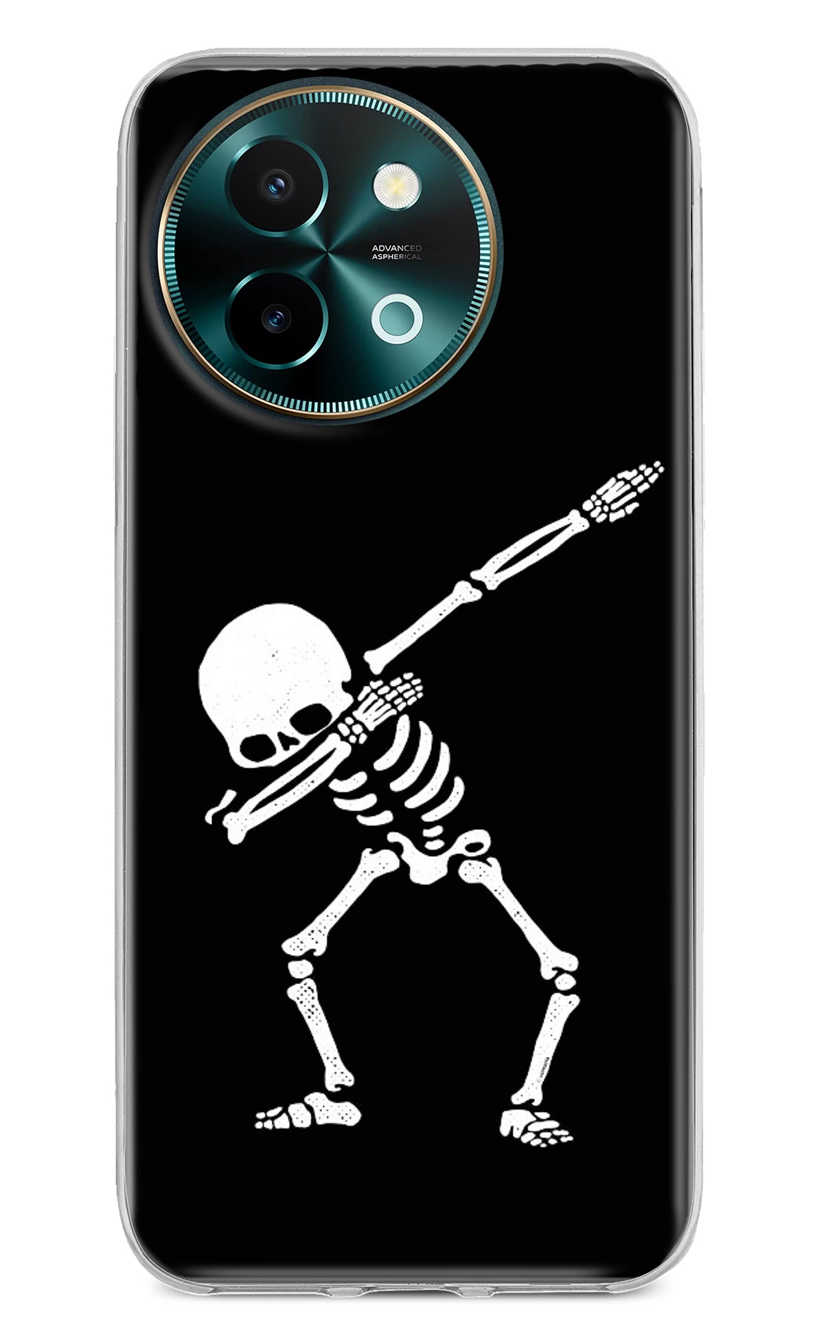 Dabbing Skeleton Art Vivo Y58 5G Back Cover