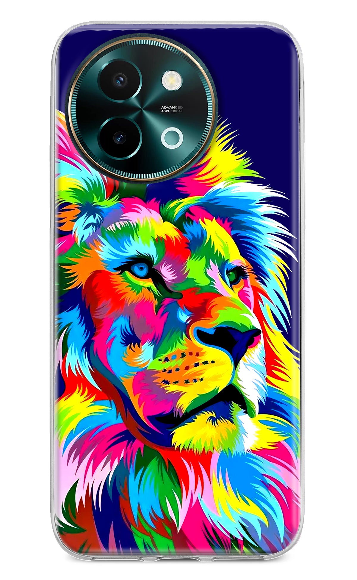 Vector Art Lion Vivo Y58 5G Back Cover