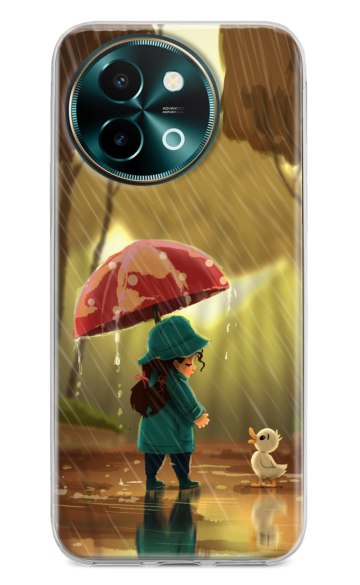 Rainy Day Vivo Y58 5G Back Cover