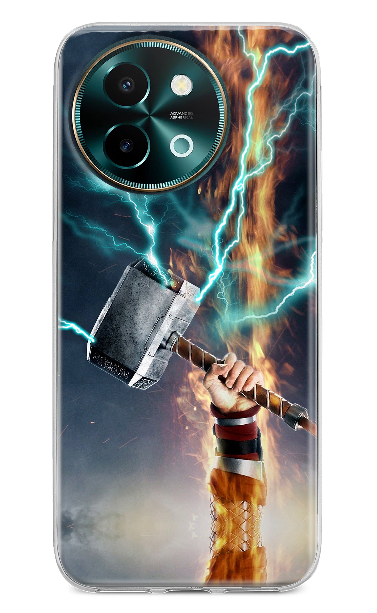 Thor Hammer Mjolnir Vivo Y58 5G Back Cover
