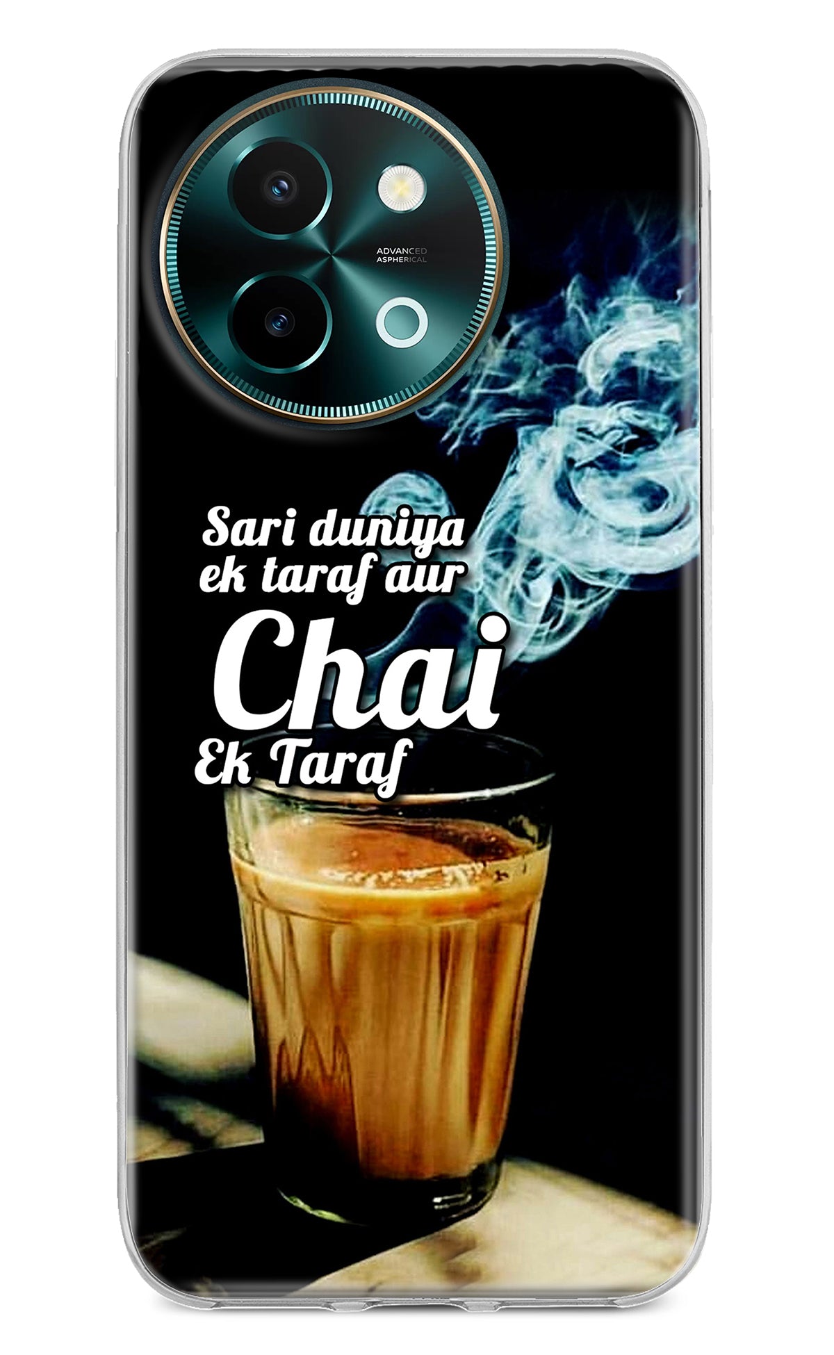 Chai Ek Taraf Quote Vivo Y58 5G Back Cover