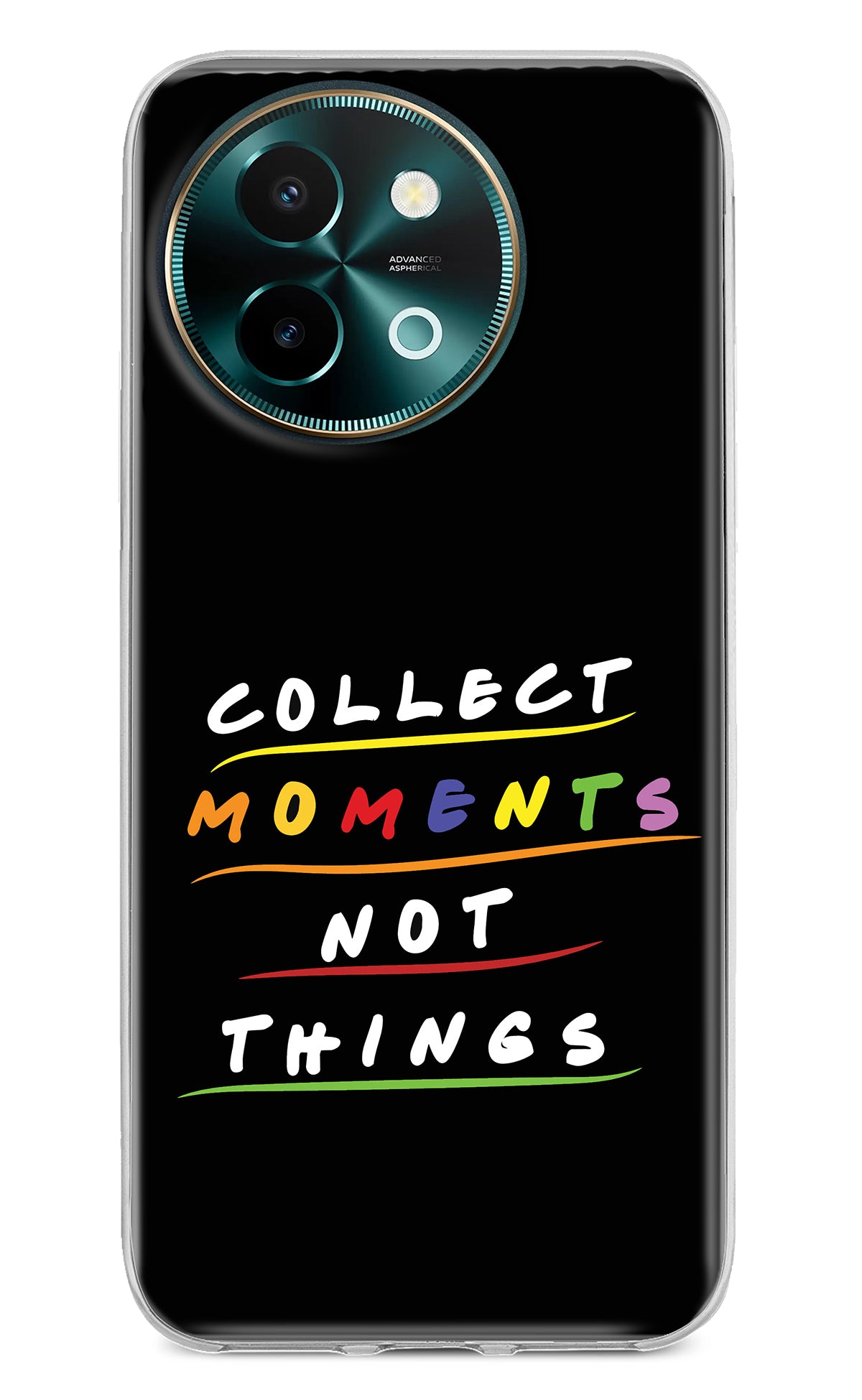 Collect Moments Not Things Vivo Y58 5G Back Cover