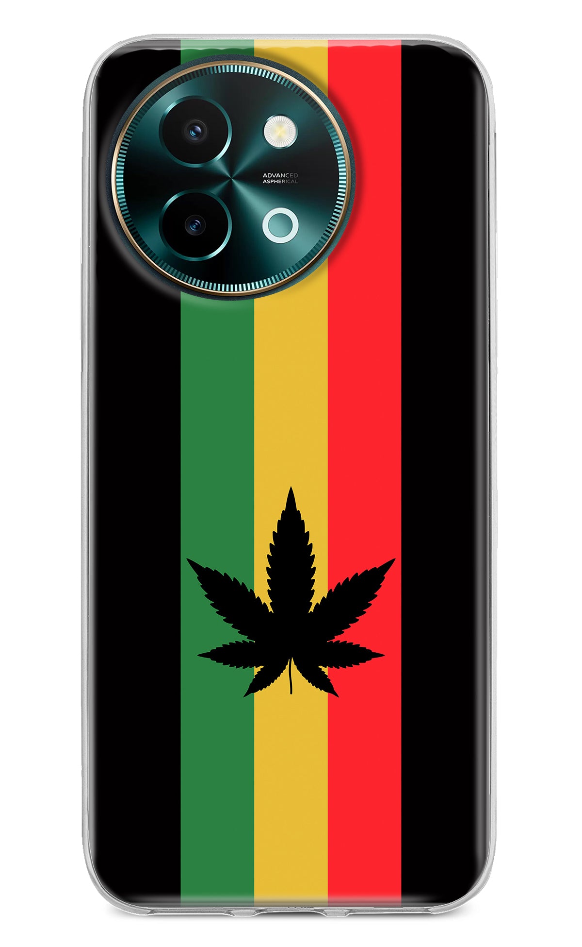 Weed Flag Vivo Y58 5G Back Cover