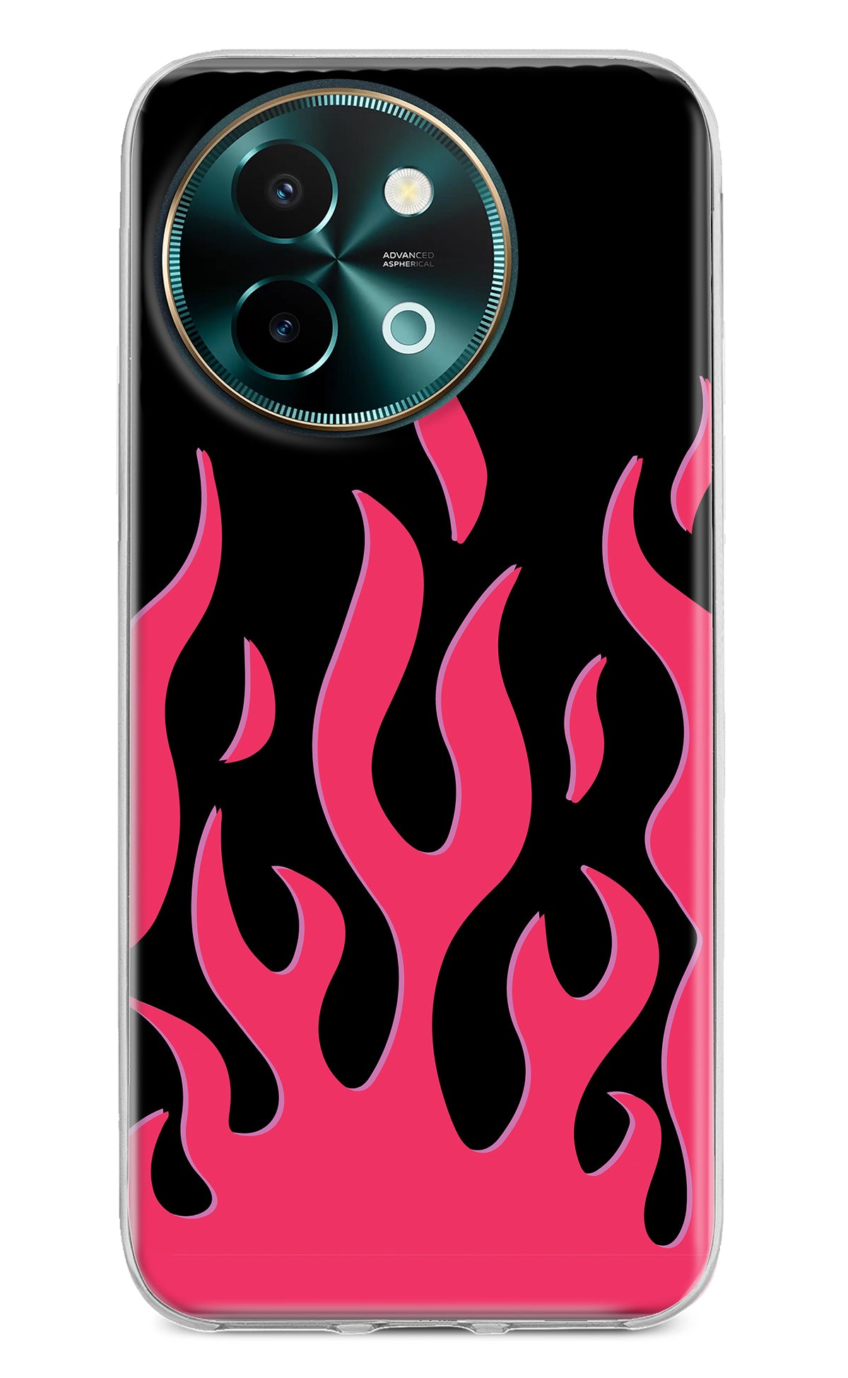 Fire Flames Vivo Y58 5G Back Cover