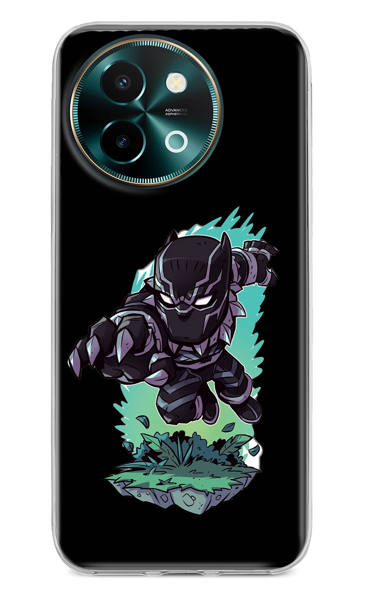 Black Panther Vivo Y58 5G Back Cover