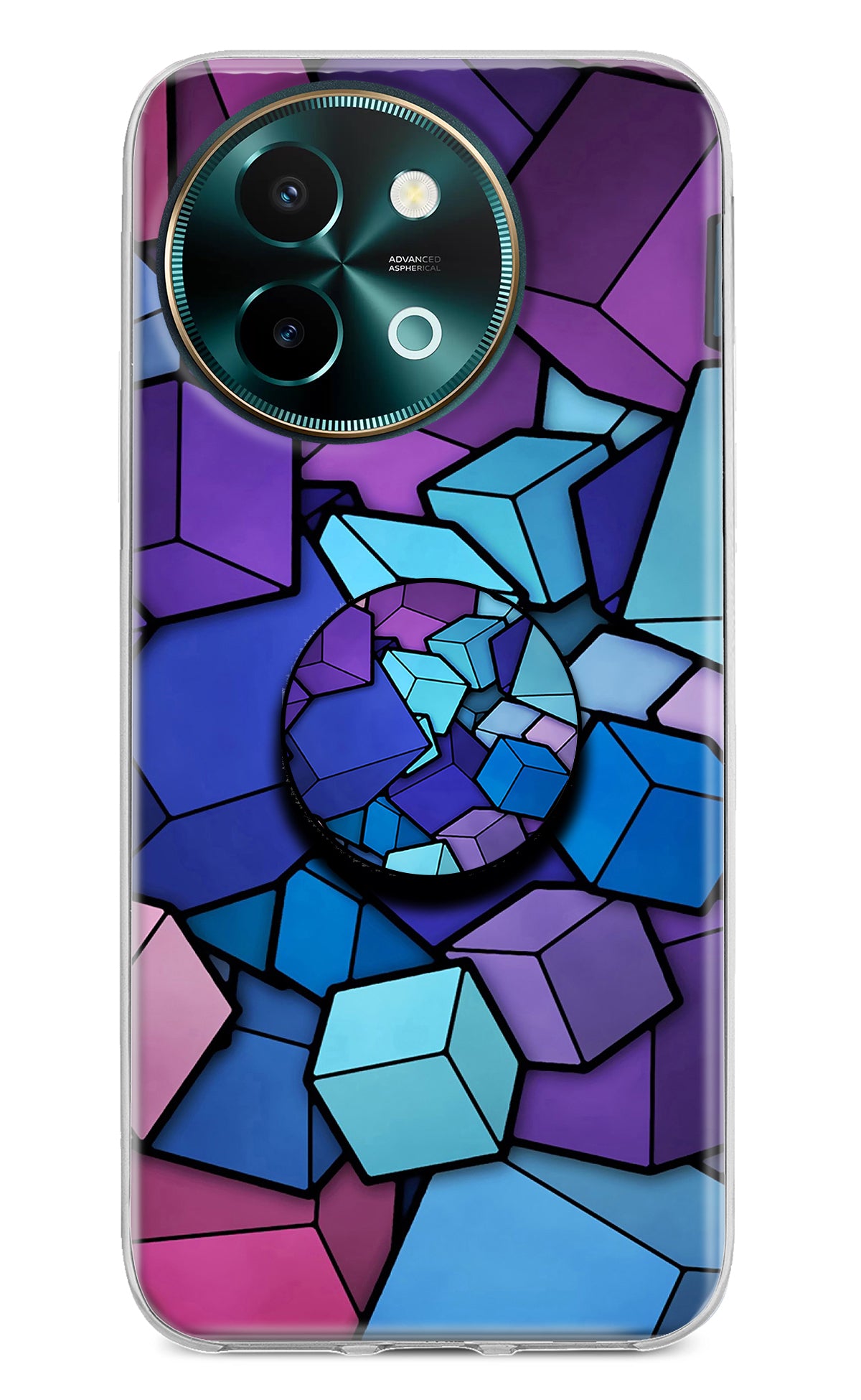 Cubic Abstract Vivo Y58 5G Pop Case