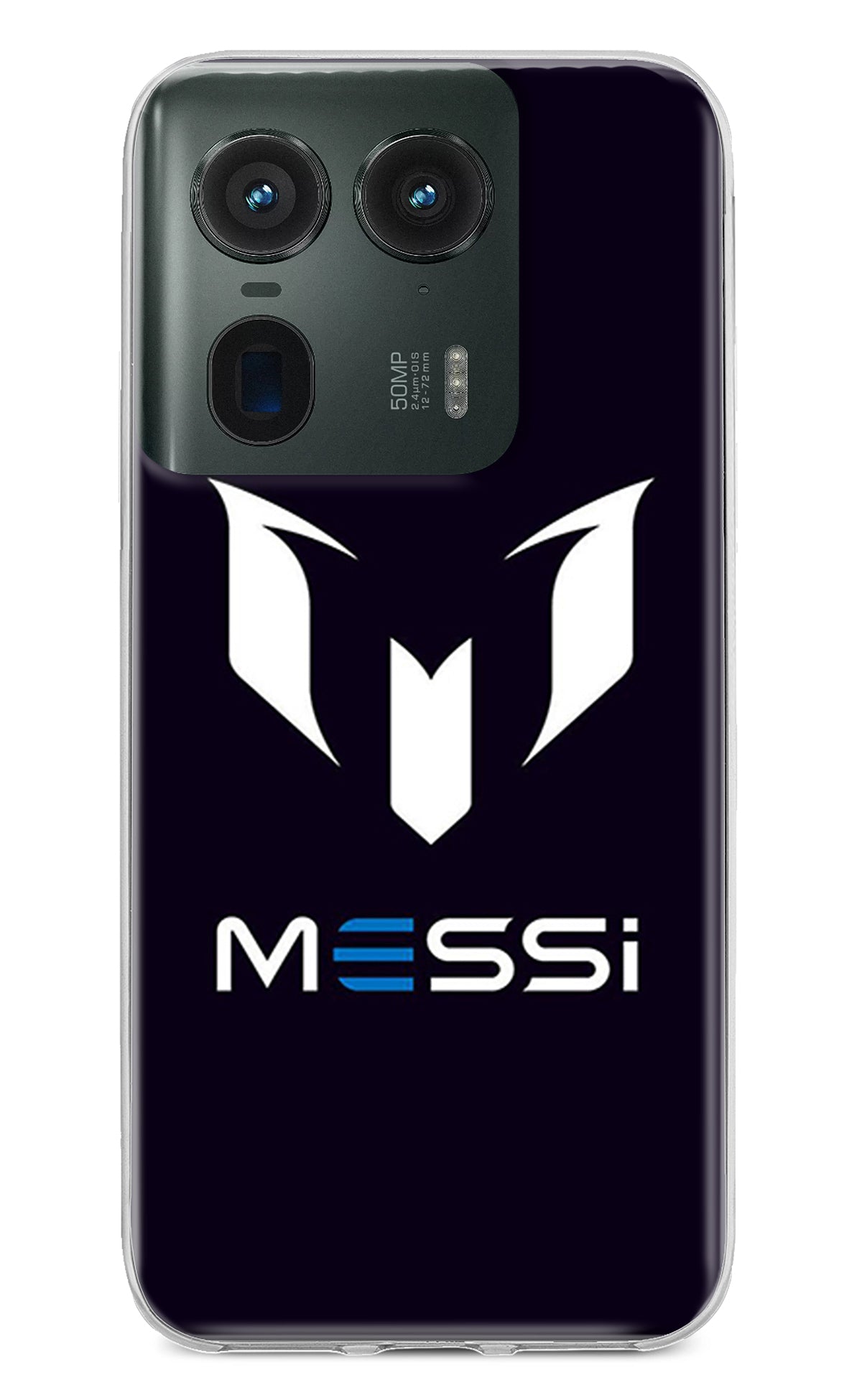 Messi Logo Moto Edge 50 Ultra 5G Back Cover