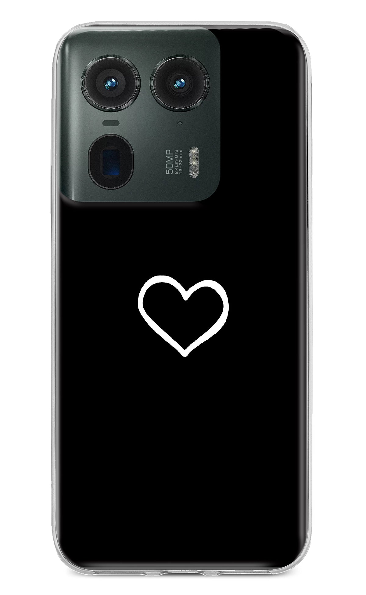 Heart Moto Edge 50 Ultra 5G Back Cover