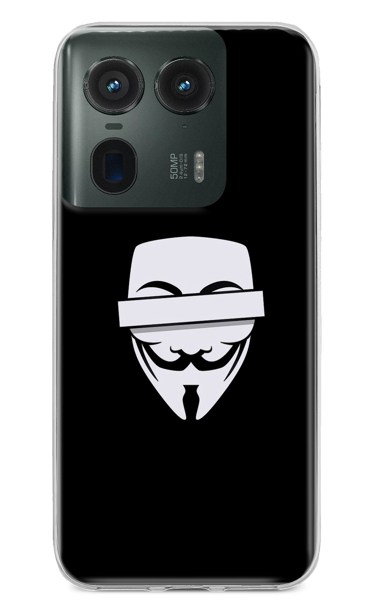 Anonymous Face Moto Edge 50 Ultra 5G Back Cover