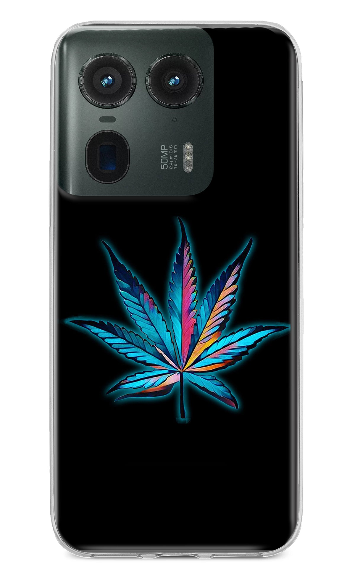 Weed Moto Edge 50 Ultra 5G Back Cover