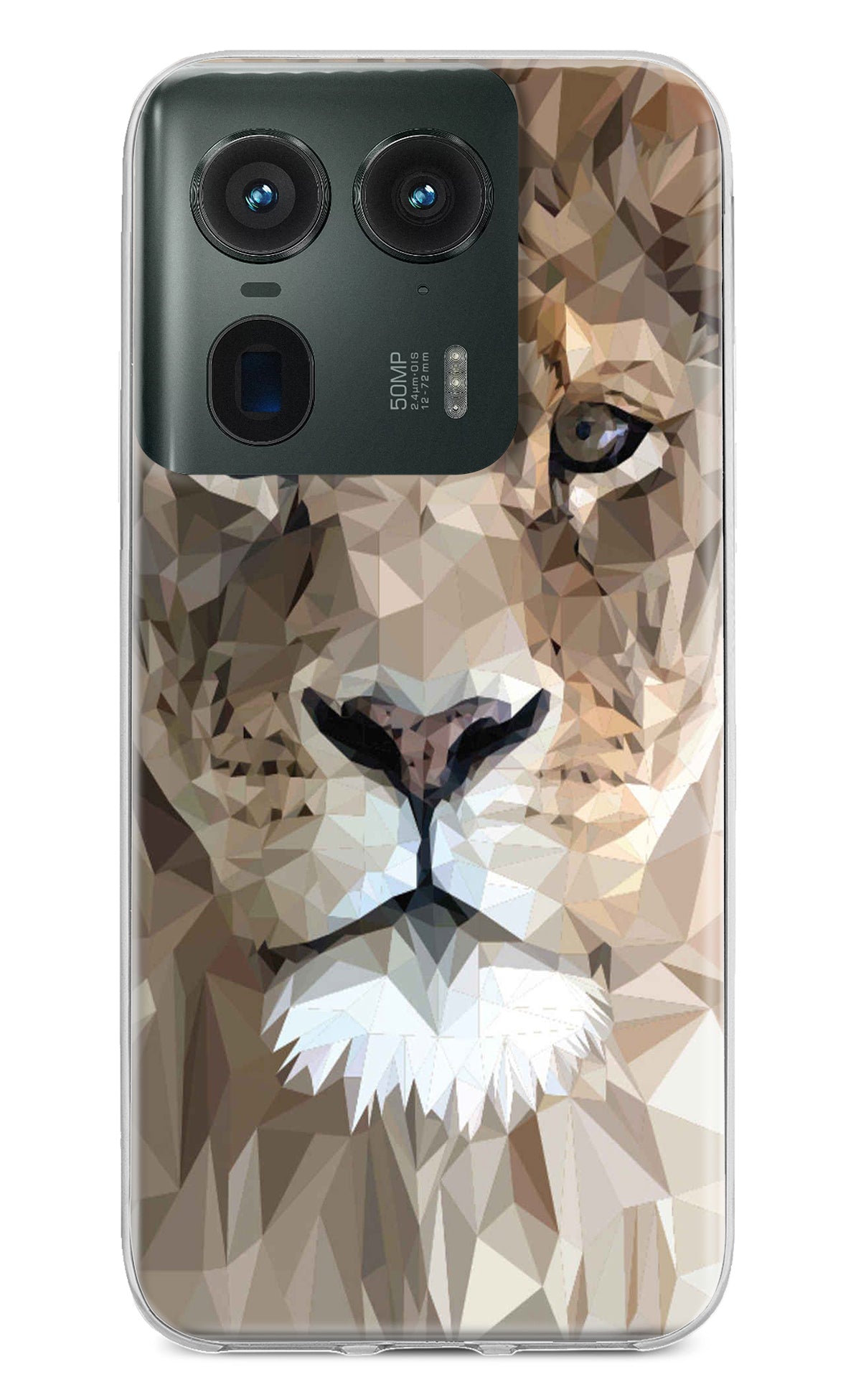 Lion Art Moto Edge 50 Ultra 5G Back Cover