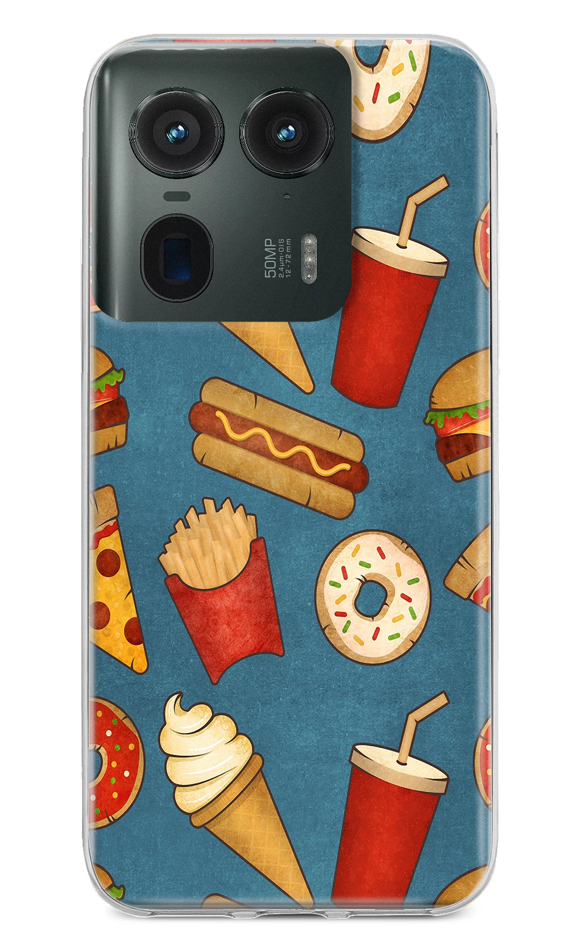 Foodie Moto Edge 50 Ultra 5G Back Cover