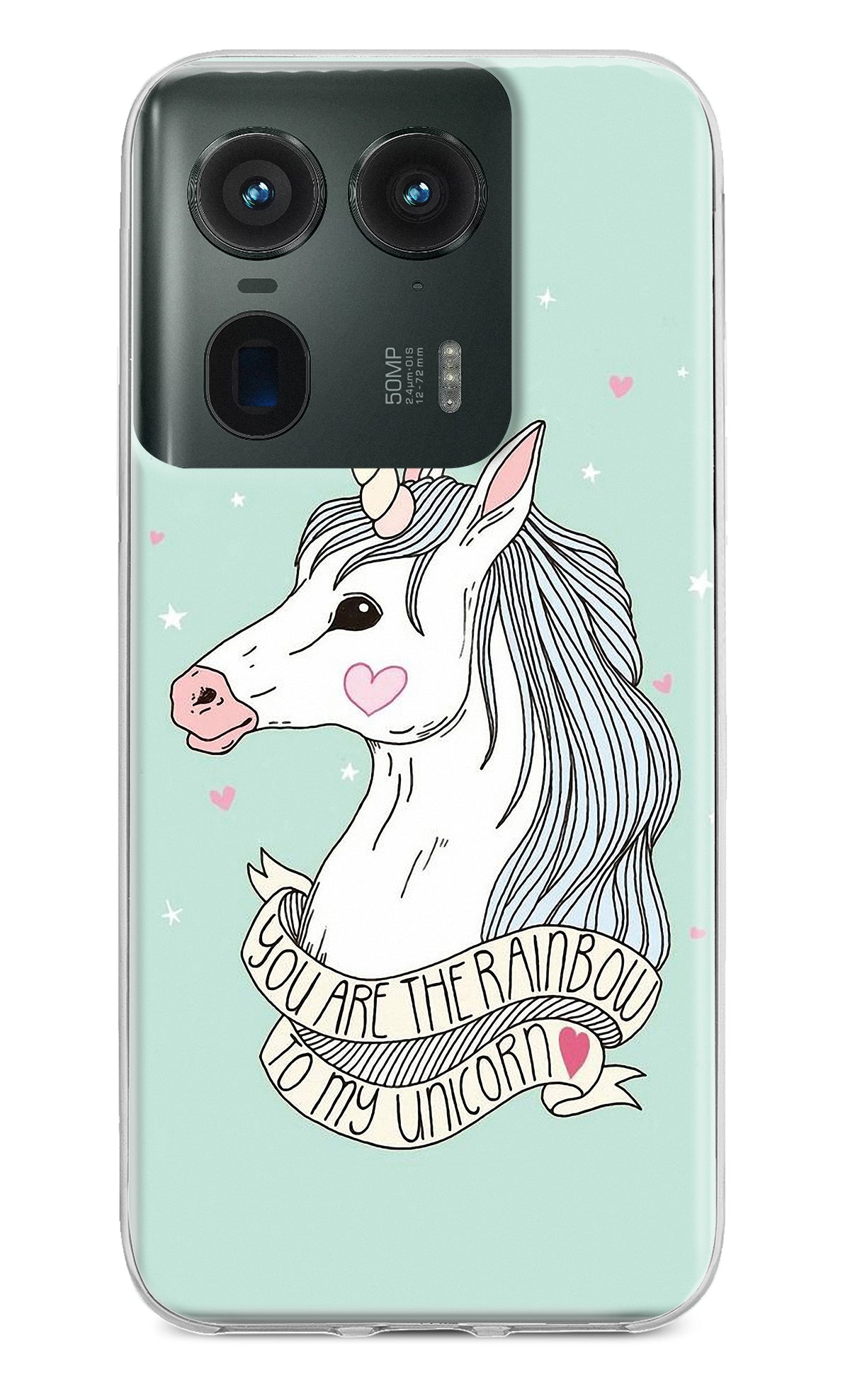 Unicorn Wallpaper Moto Edge 50 Ultra 5G Back Cover