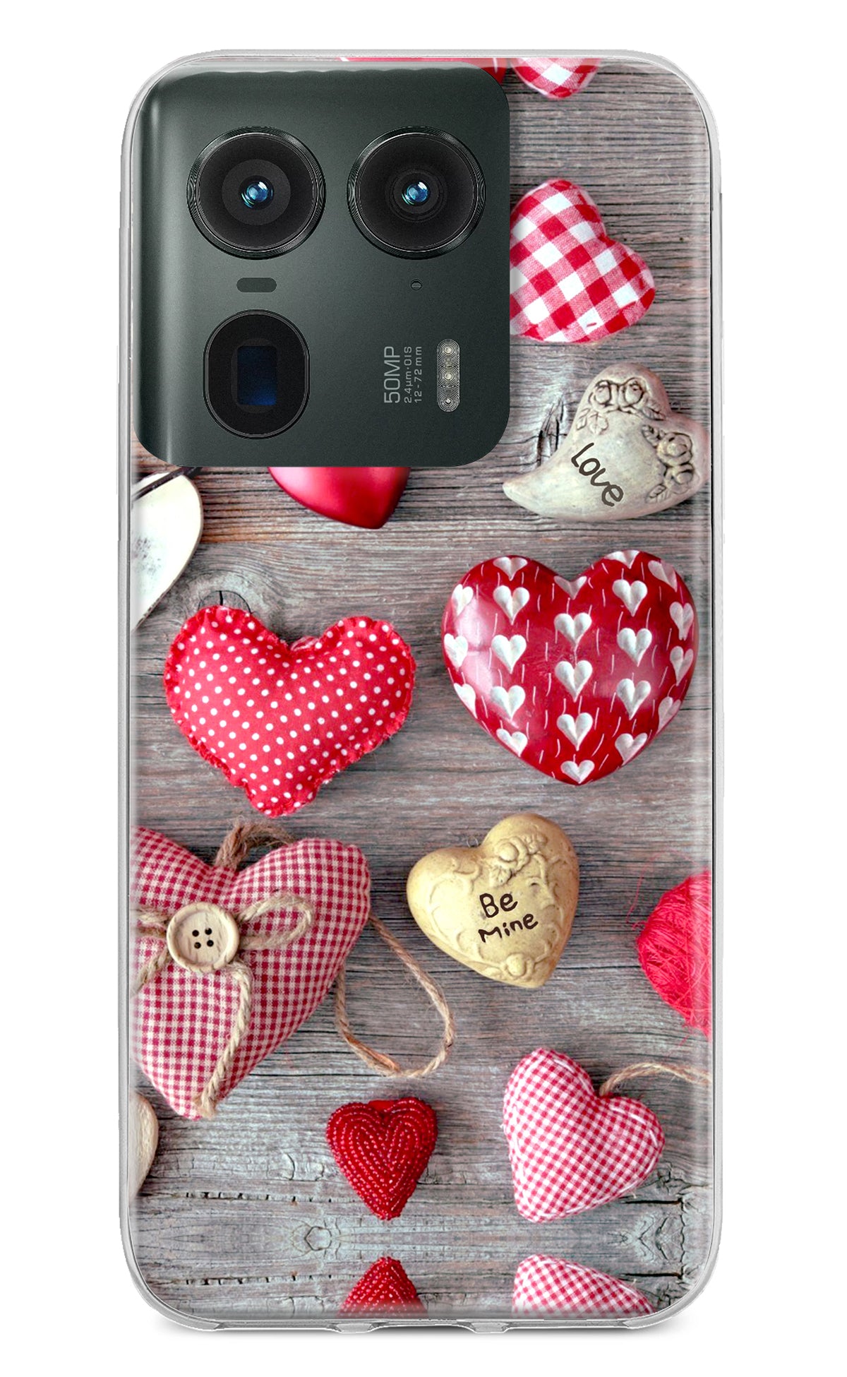 Love Wallpaper Moto Edge 50 Ultra 5G Back Cover