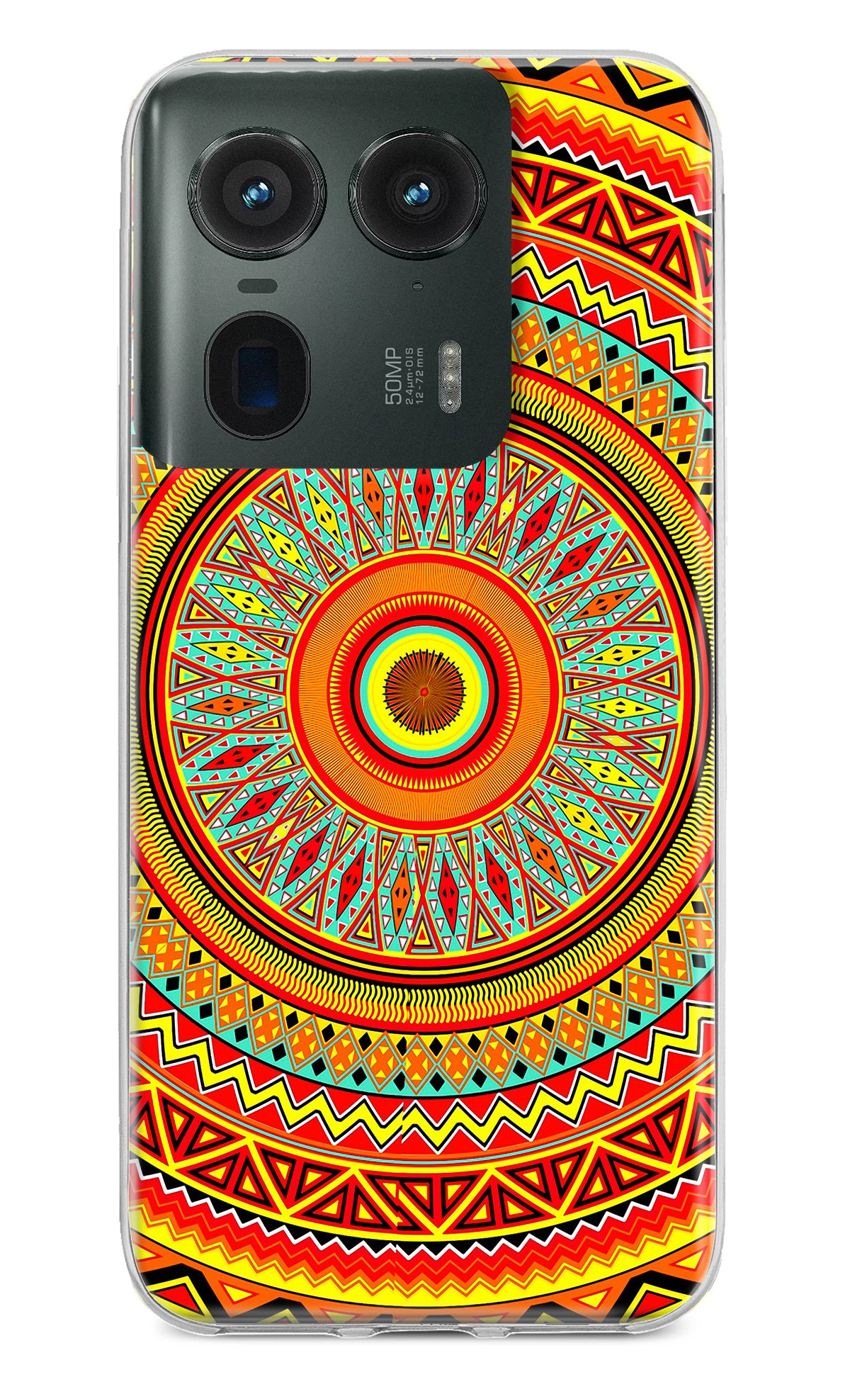 Mandala Pattern Moto Edge 50 Ultra 5G Back Cover