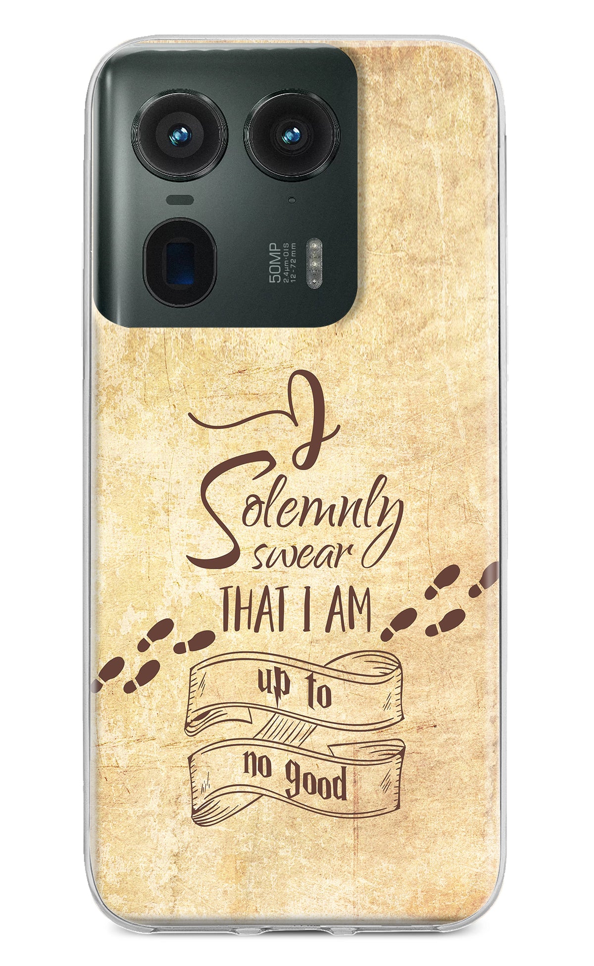 I Solemnly swear that i up to no good Moto Edge 50 Ultra 5G Back Cover