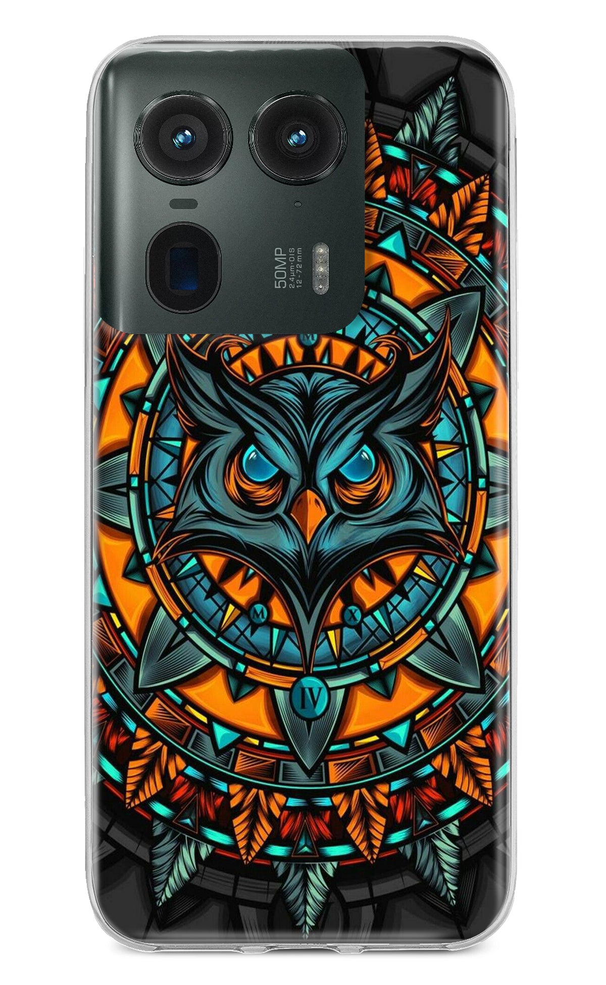 Angry Owl Art Moto Edge 50 Ultra 5G Back Cover