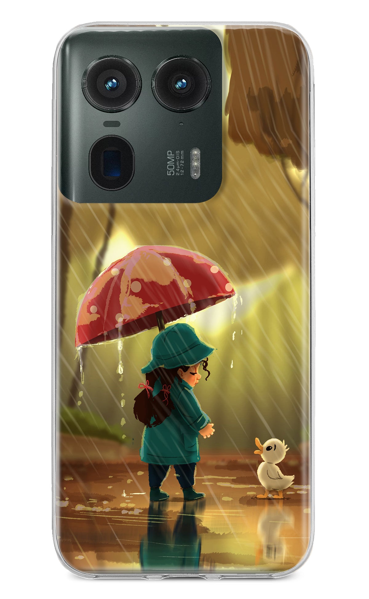 Rainy Day Moto Edge 50 Ultra 5G Back Cover