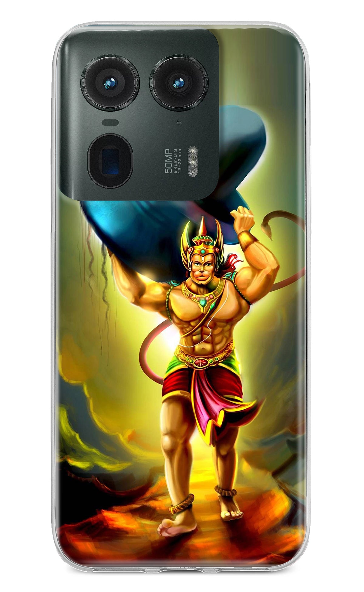 Lord Hanuman Moto Edge 50 Ultra 5G Back Cover