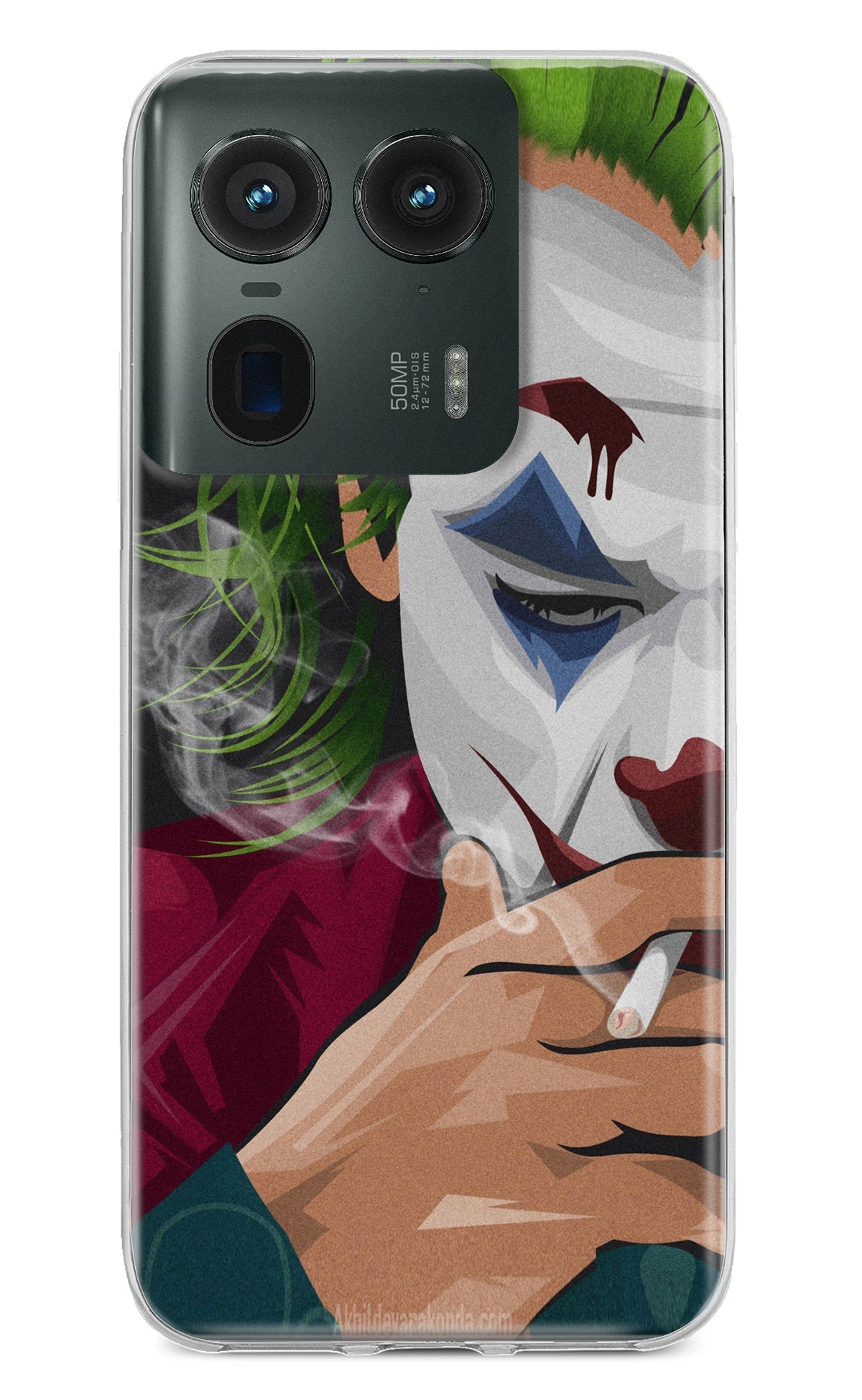 Joker Smoking Moto Edge 50 Ultra 5G Back Cover