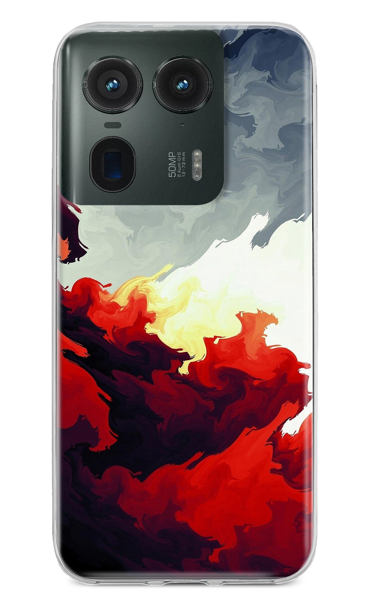 Fire Cloud Moto Edge 50 Ultra 5G Back Cover