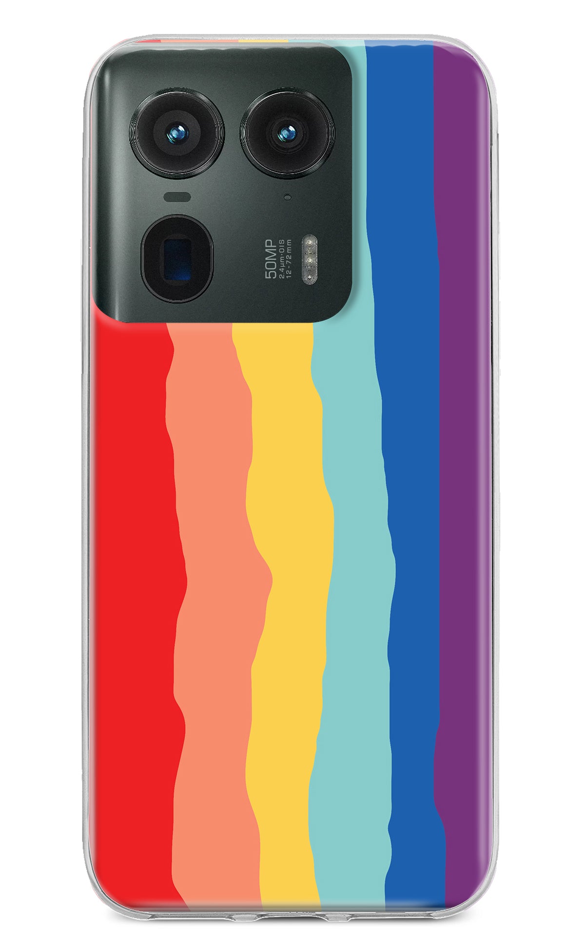 Rainbow Moto Edge 50 Ultra 5G Back Cover