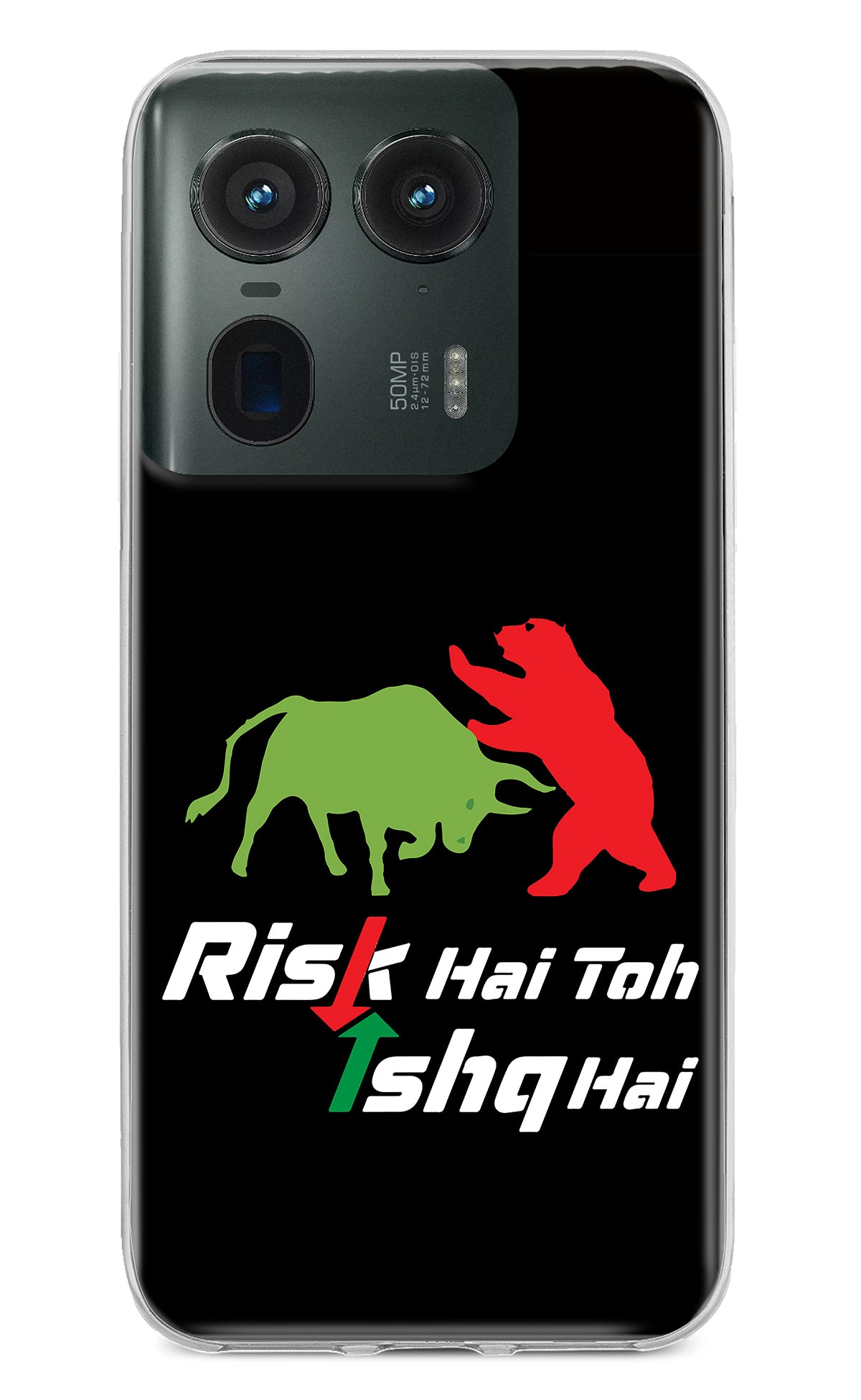 Risk Hai Toh Ishq Hai Moto Edge 50 Ultra 5G Back Cover