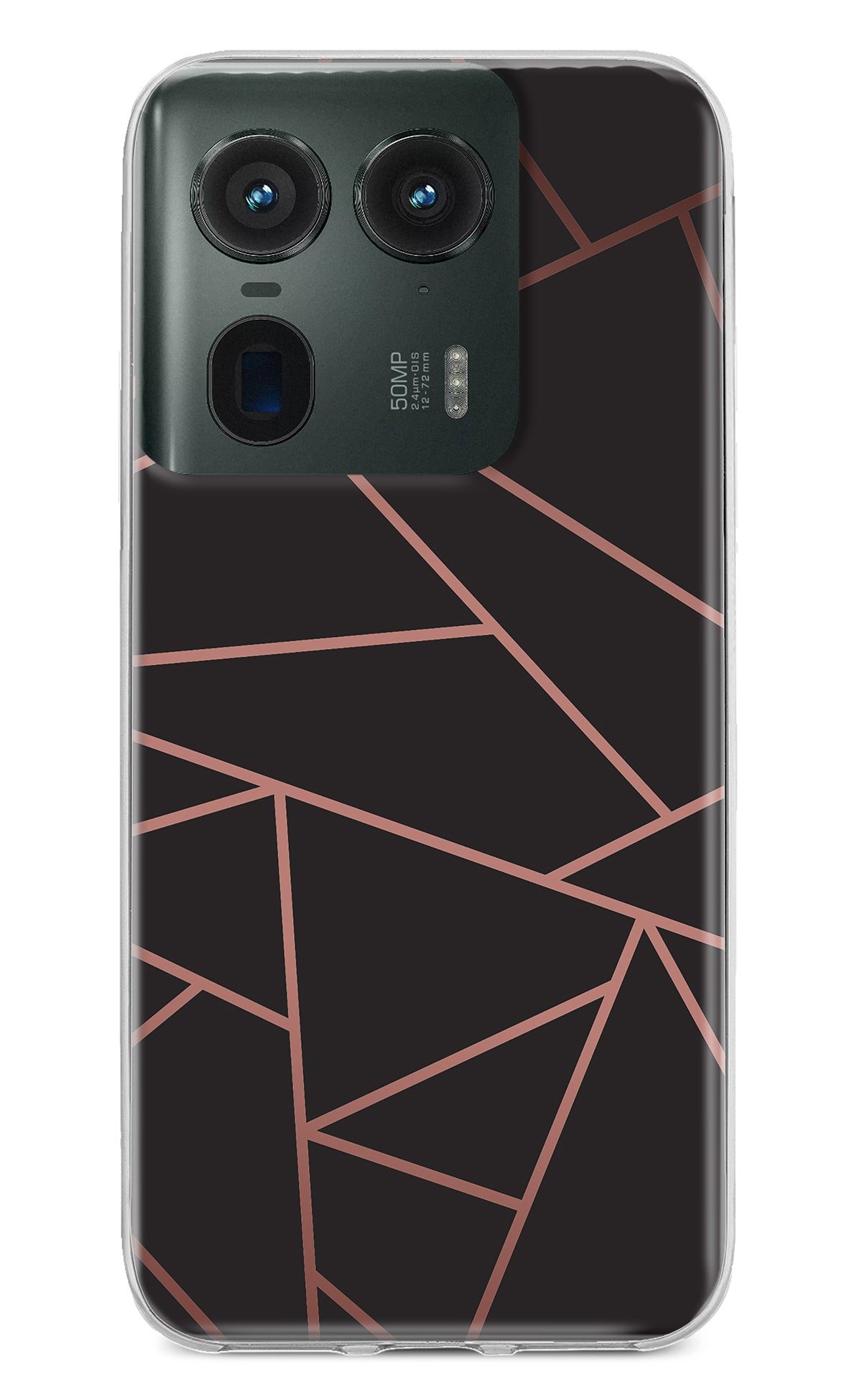 Geometric Pattern Moto Edge 50 Ultra 5G Back Cover