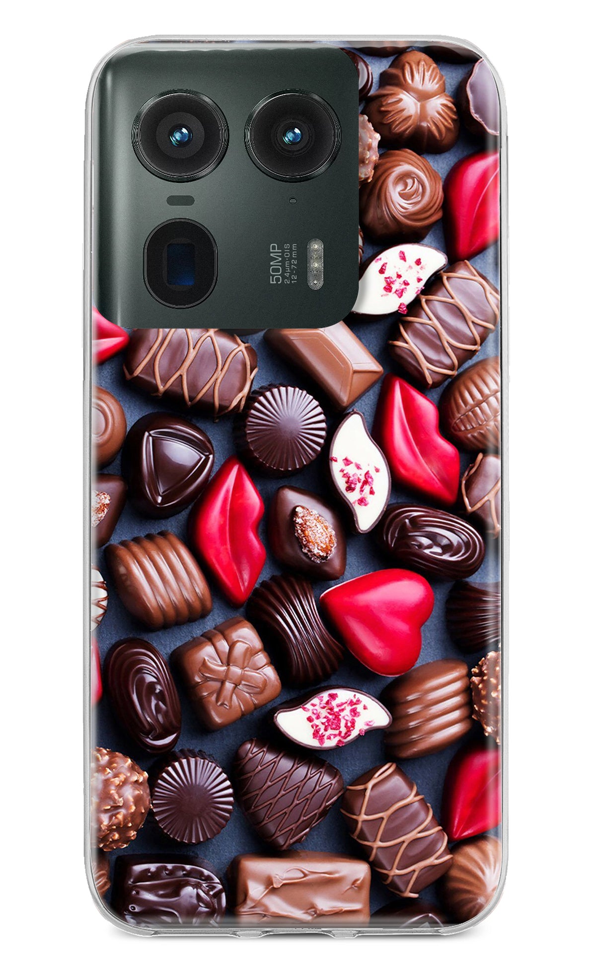 Chocolates Moto Edge 50 Ultra 5G Back Cover