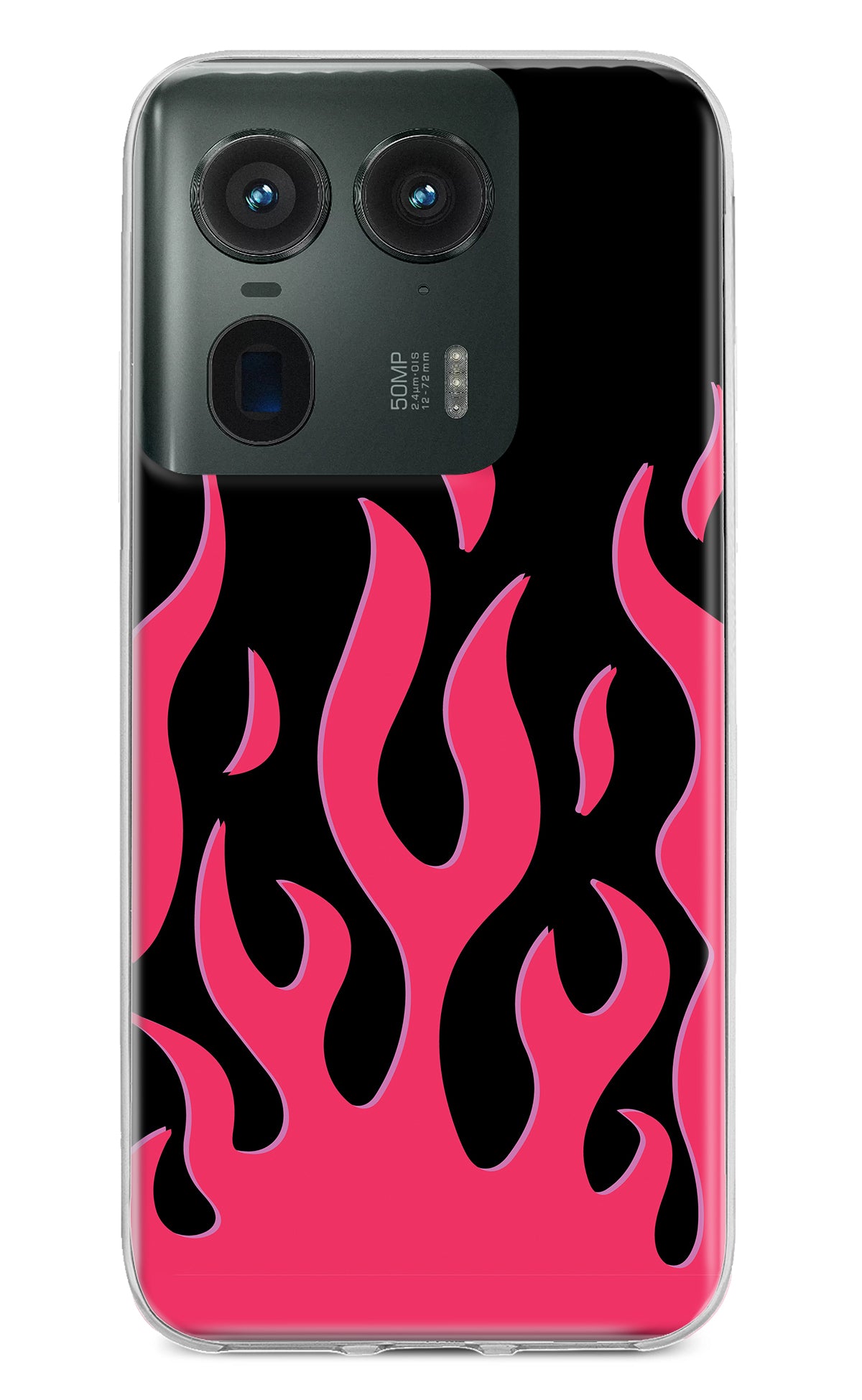 Fire Flames Moto Edge 50 Ultra 5G Back Cover