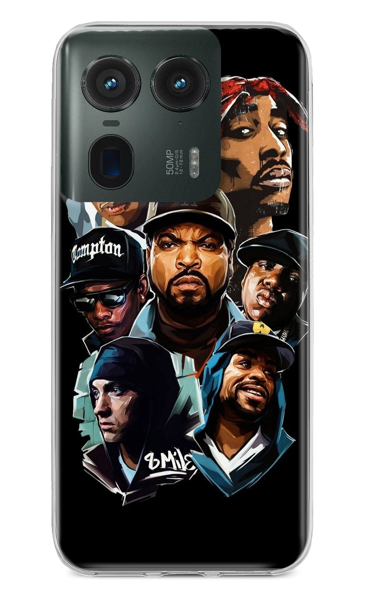 Rappers Moto Edge 50 Ultra 5G Back Cover