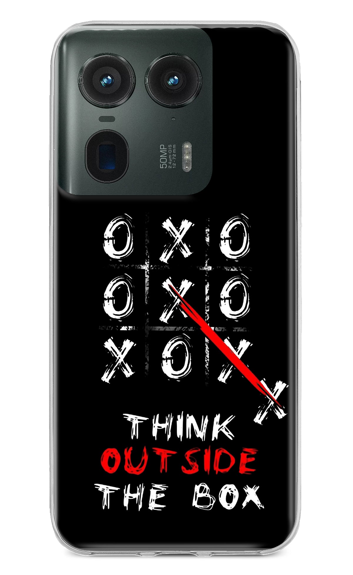 Think out of the BOX Moto Edge 50 Ultra 5G Back Cover