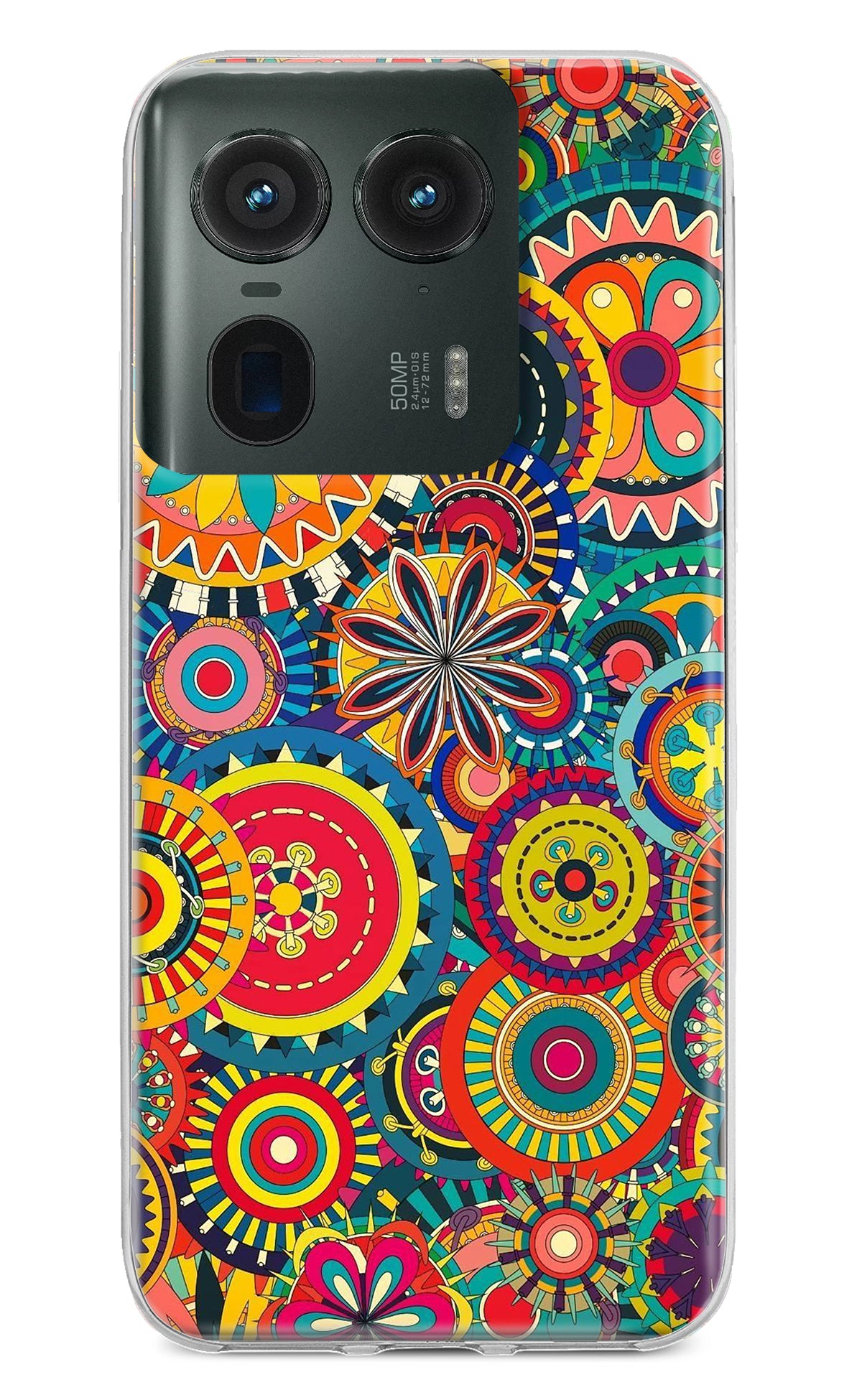 Gol Gol Art Moto Edge 50 Ultra 5G Back Cover