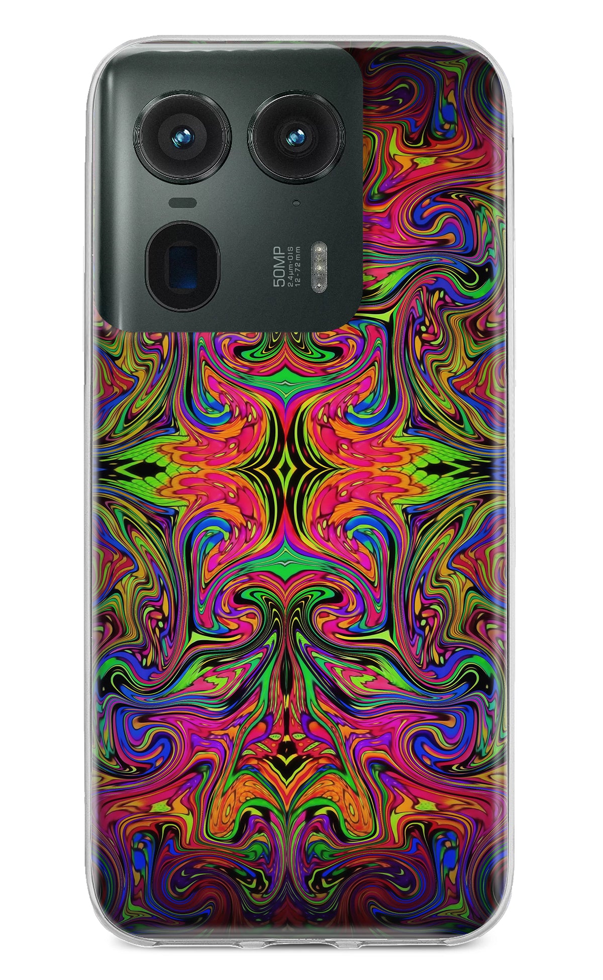 Psychedelic Art Moto Edge 50 Ultra 5G Back Cover